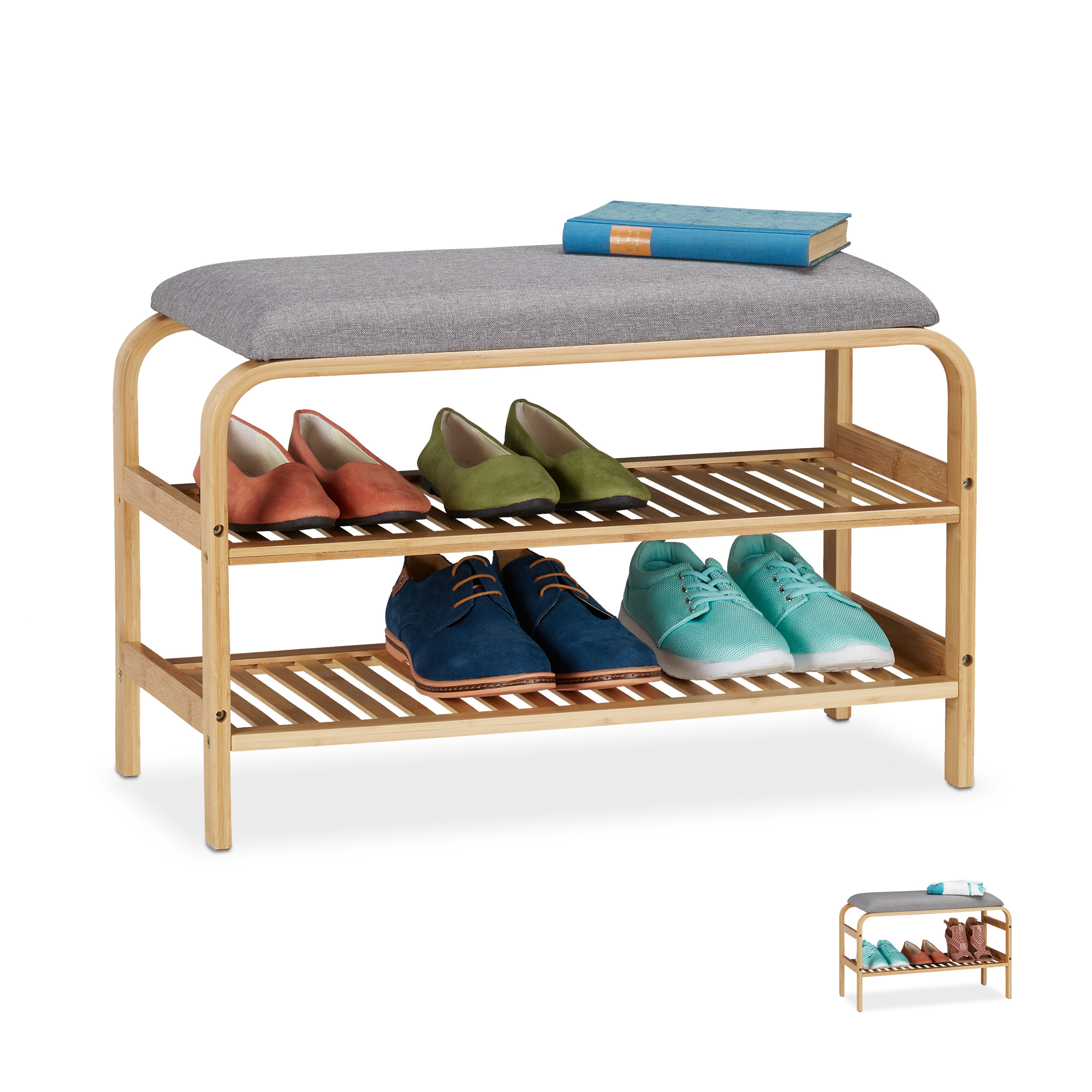 Banc chaussures avec si?�ge pour 6 paires | Je commande ! | home24