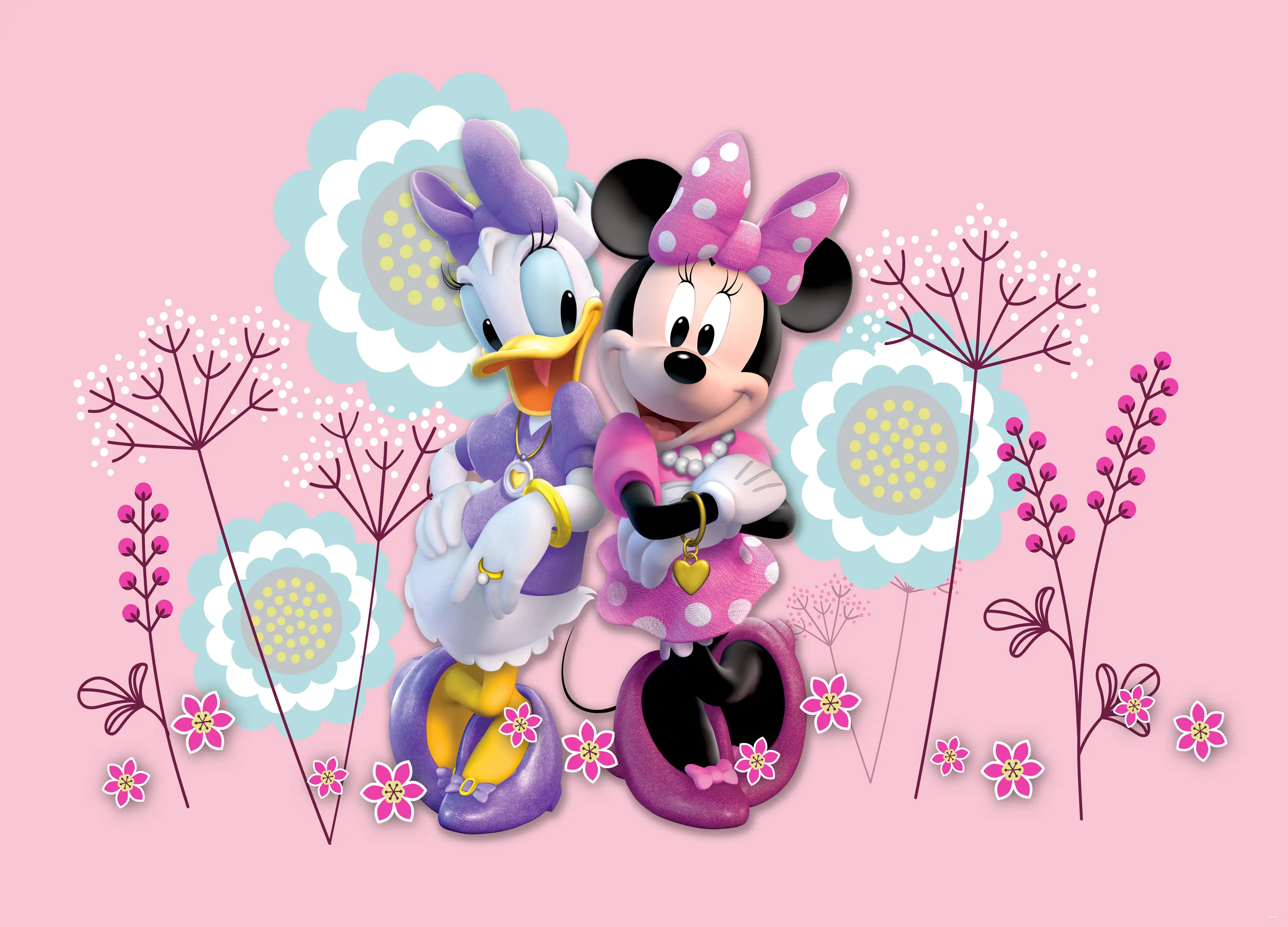 Minnie & Duck Poster Maus Daisy