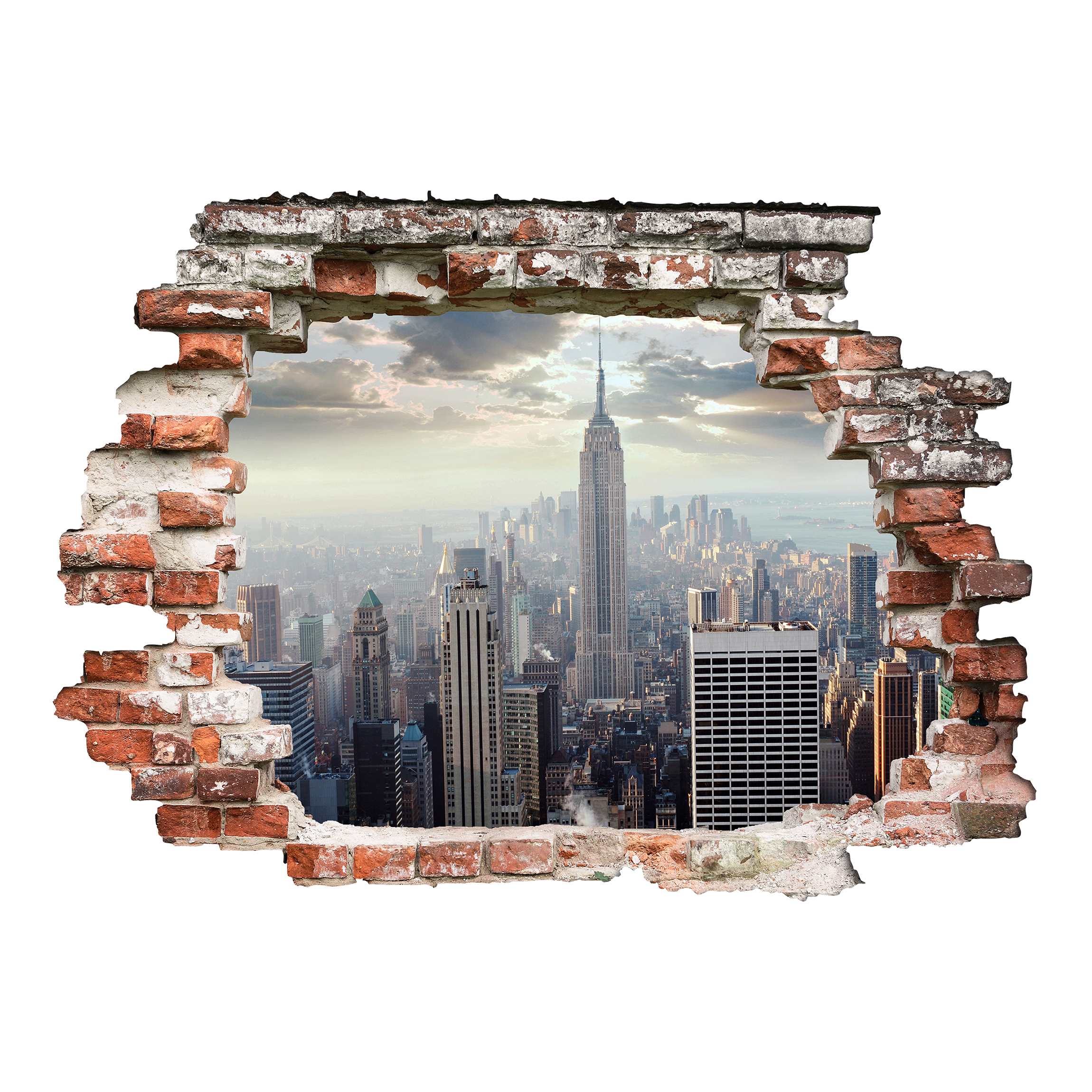 Wandtattoo 3D Sonnenaufgang New York kaufen home24