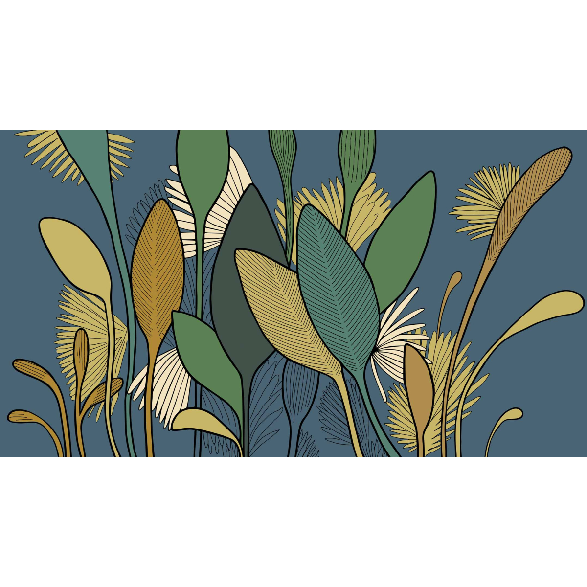 Virginia Bright & Burley 50/50 Tabakblätter – Naturbelassene