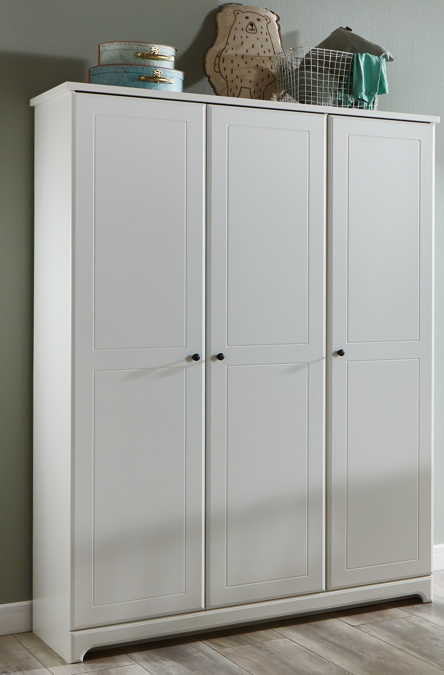 Babyzimmer Set Marlon 3-tlg. - Kleiderschrank, Bett & Wickelkommode