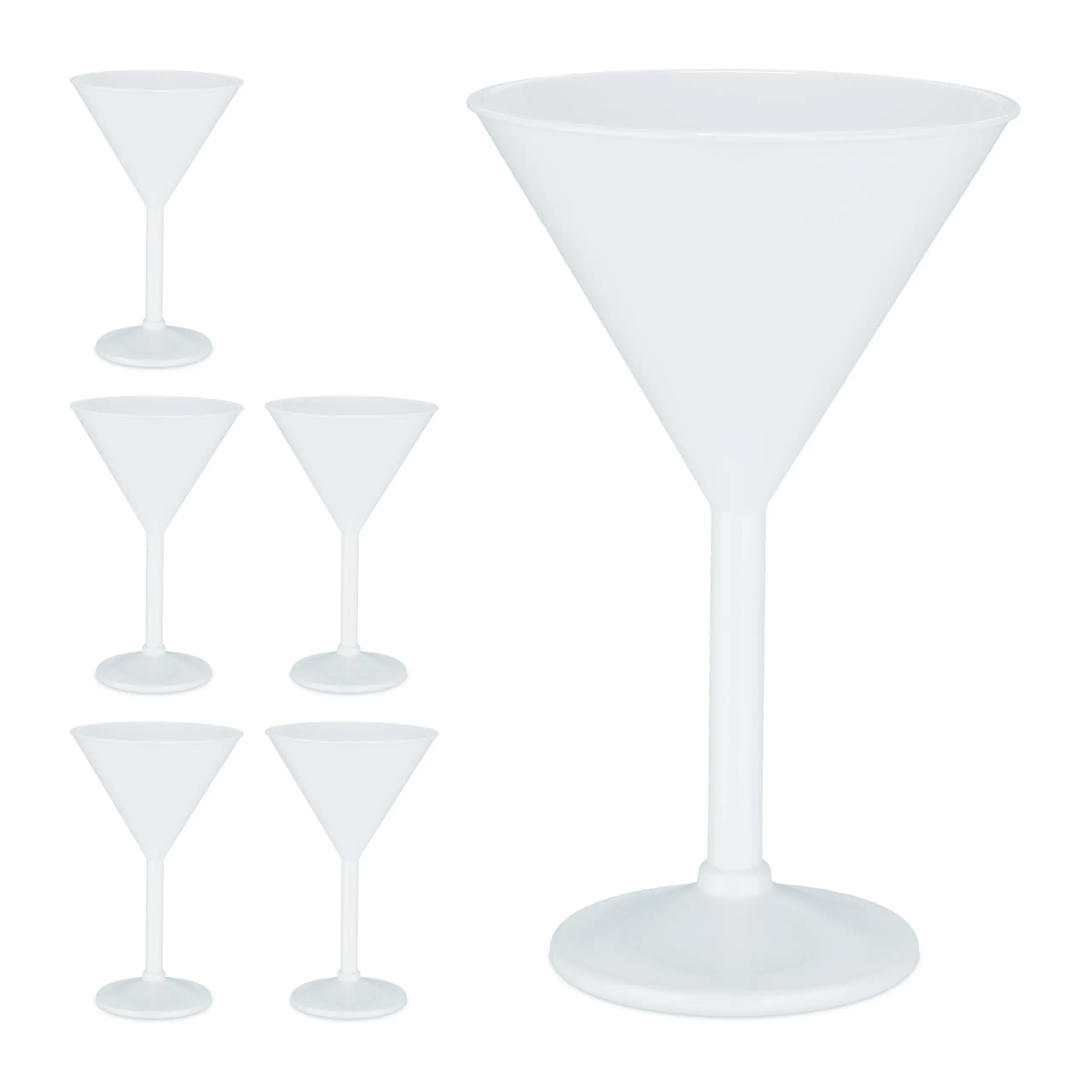 Martini Gl盲ser Kunststoff 6er Set