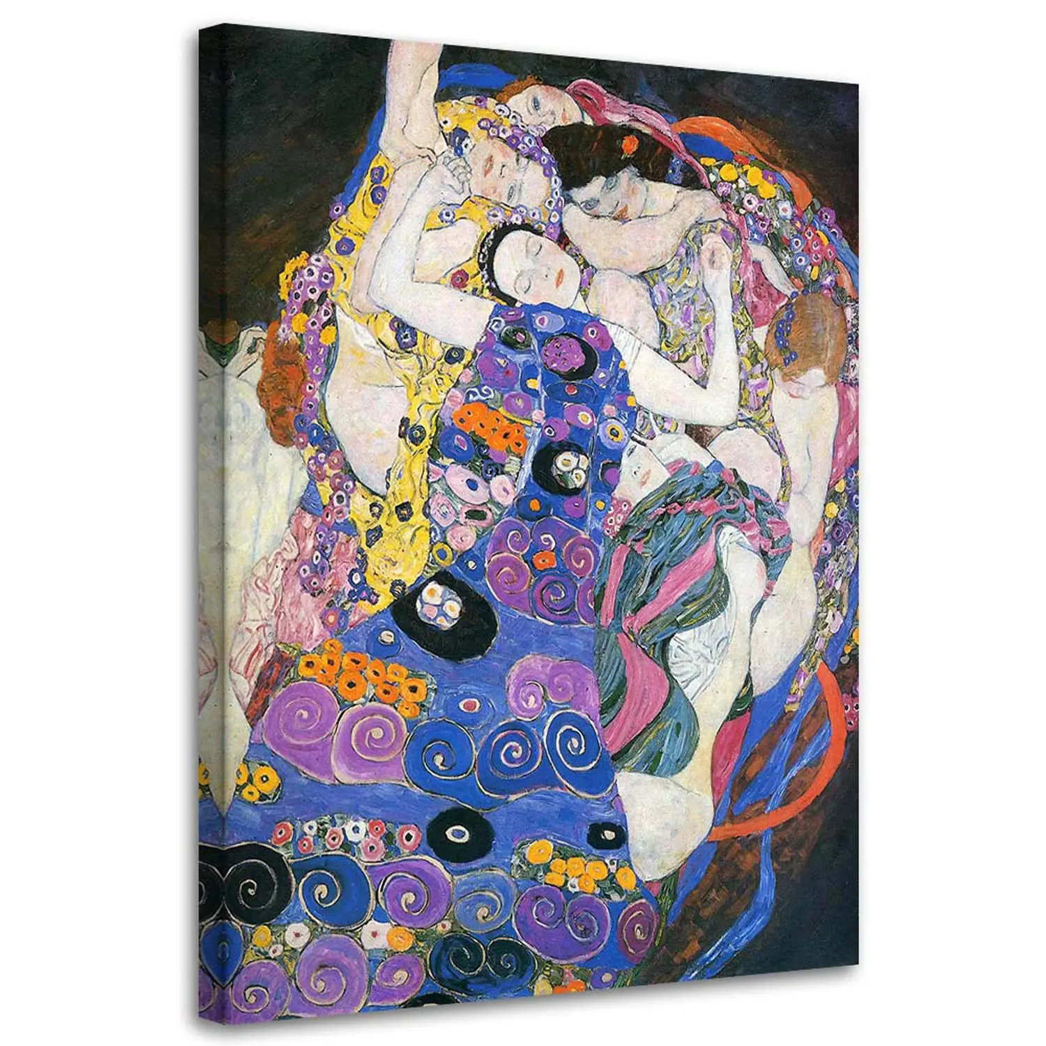 Wandbild Gustav Klimt - Die Jungfrauen