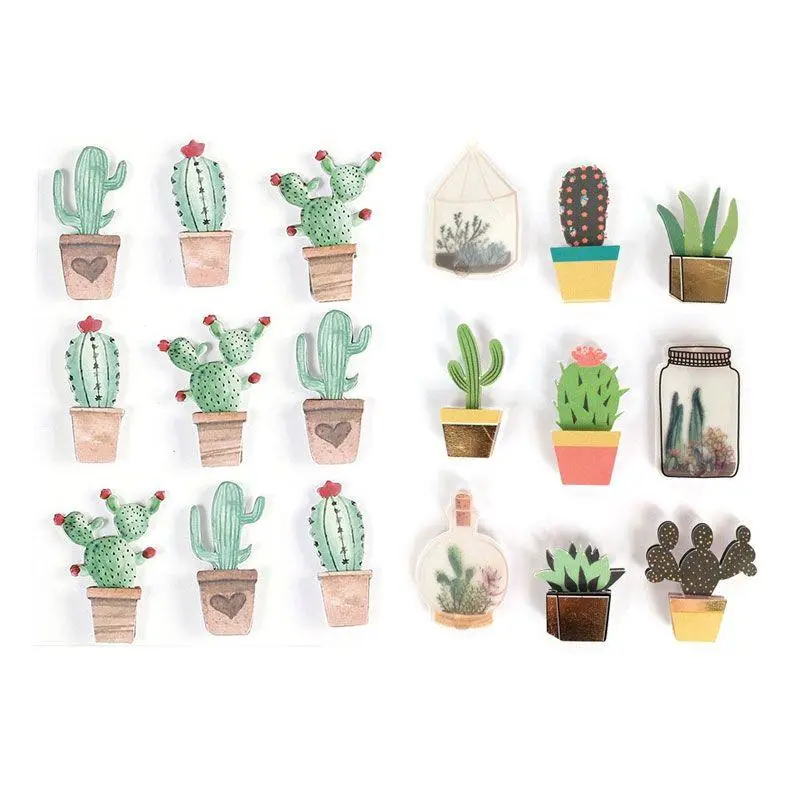 18 Kaktus 3D-Aufkleber