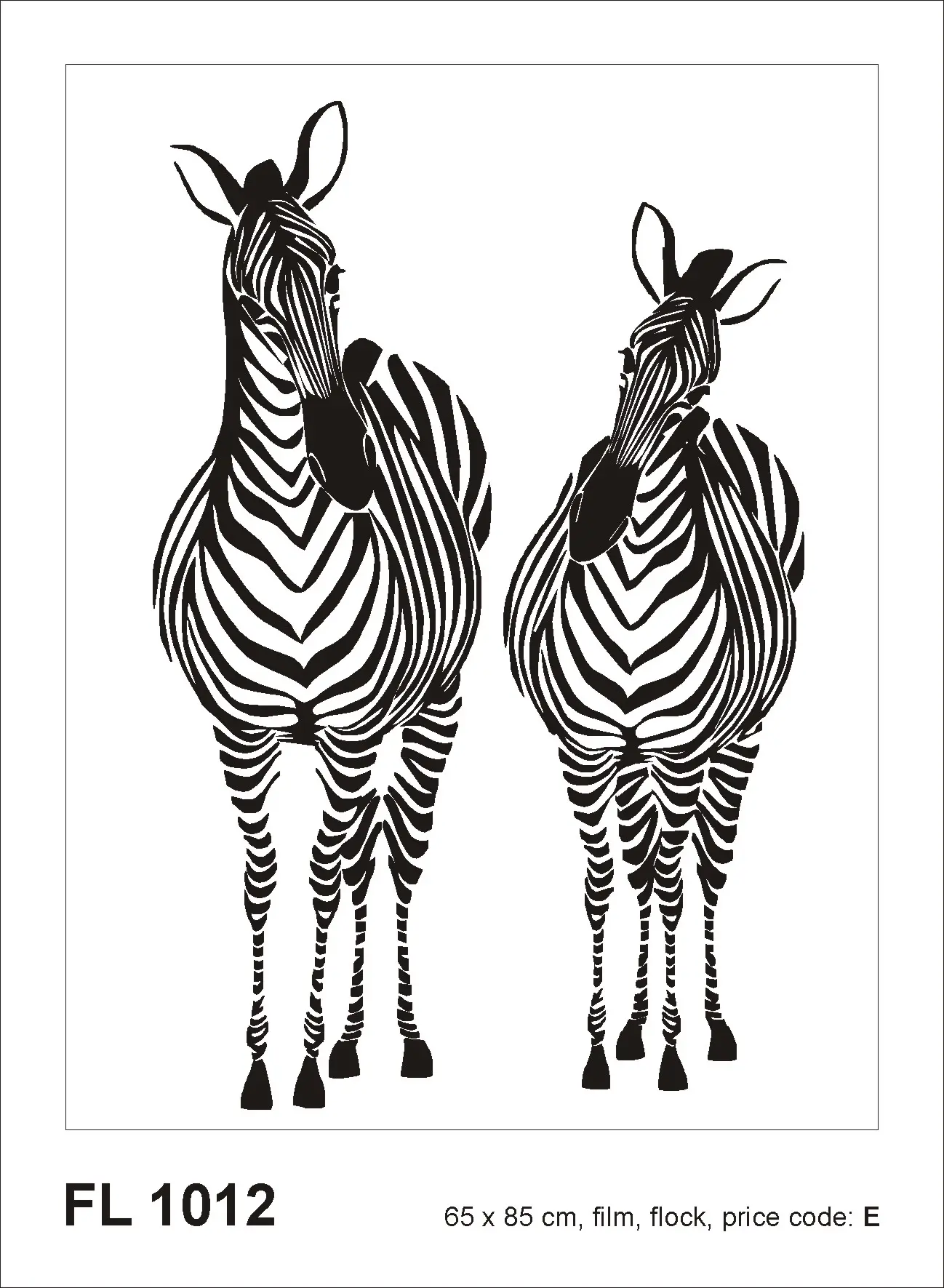 Wandtattoo Zebras