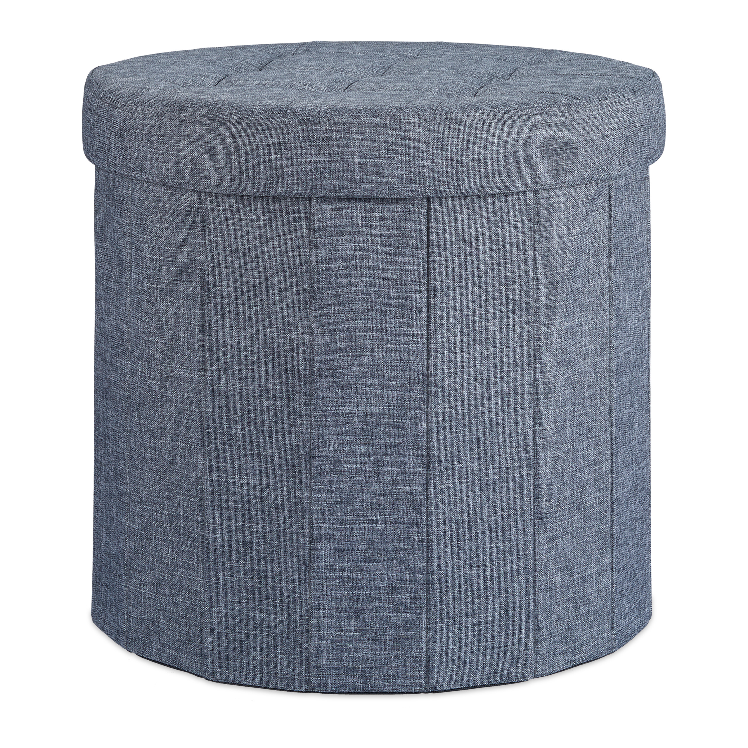 Sitzhocker mit Stauraum Größe L rund kaufen
