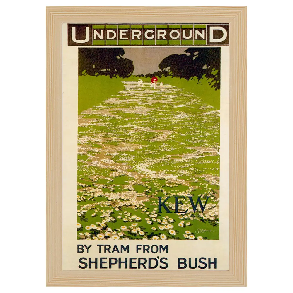 Bilderrahmen Poster 1913 Kew