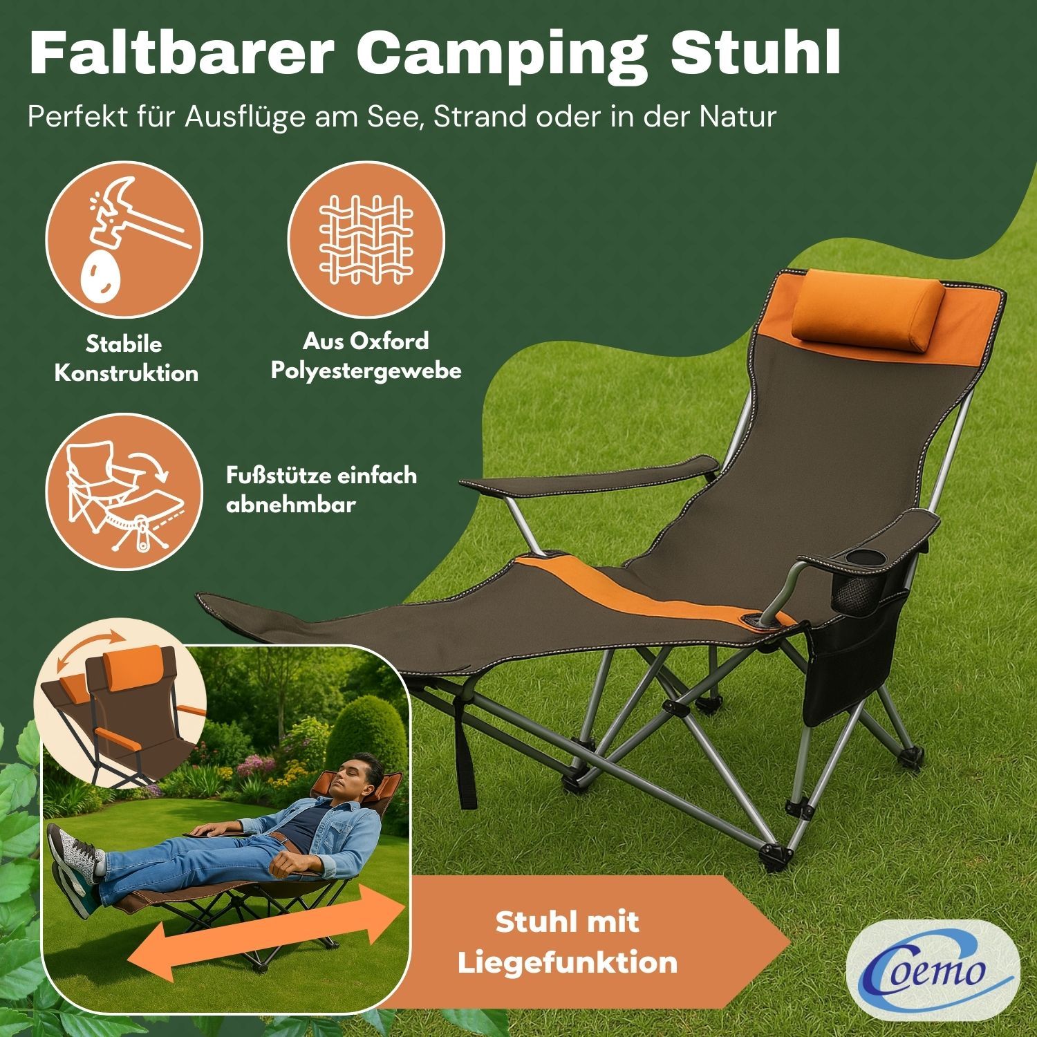 Camping Liegestuhl 2er Set 1651-4647 kaufen