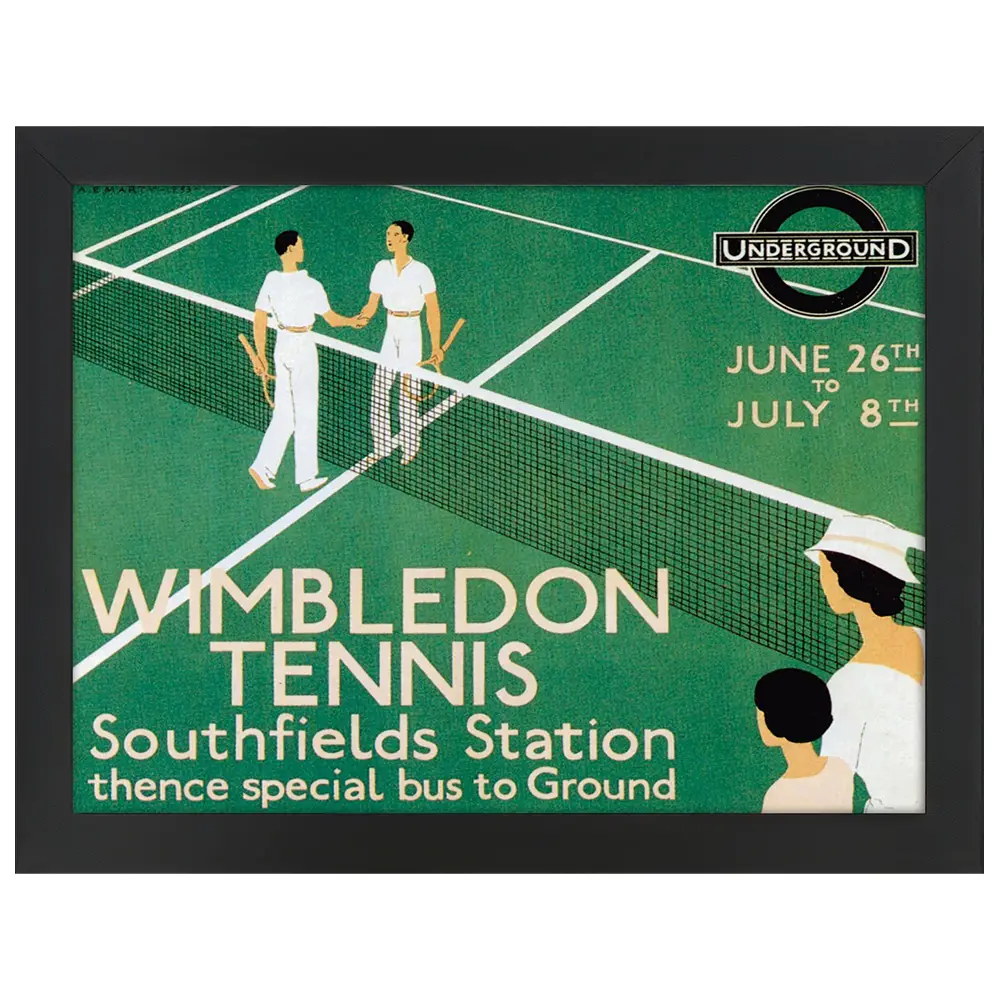 Bilderrahmen Poster 1933 Wimbledon