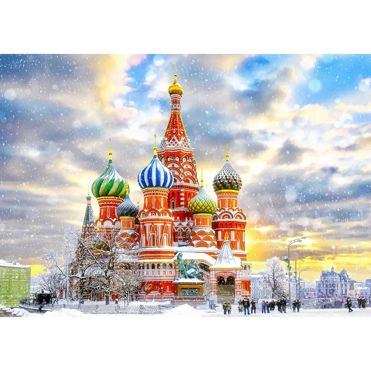 Moskau Puzzle Basilius Kathedrale Sie