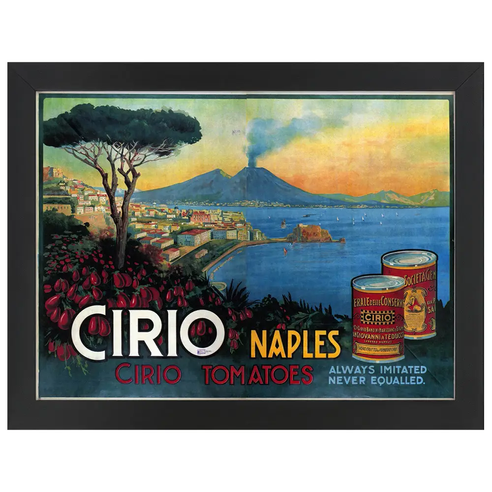 Cirio Napoli Bilderrahmen Poster