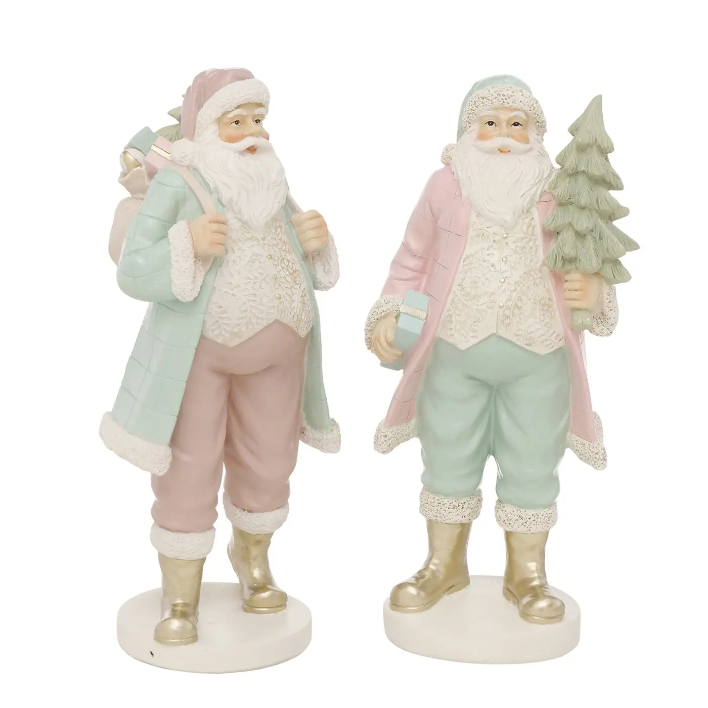 Weihnachtsmann Figuren bunt 33cm