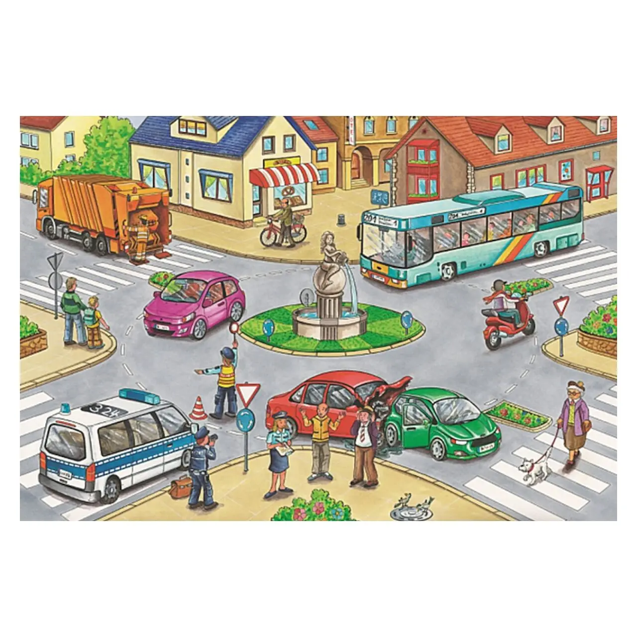 Puzzle Fahrzeuge Metallbox 2x26