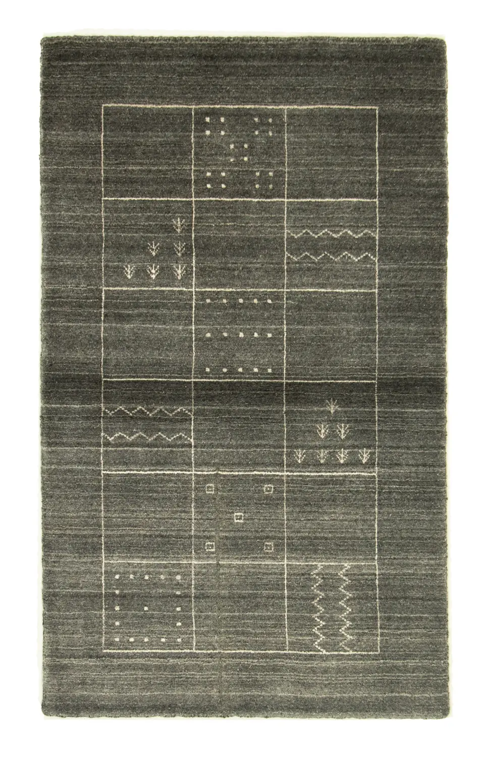 Nepal Teppich - 160 x cm - minzgr眉n 90