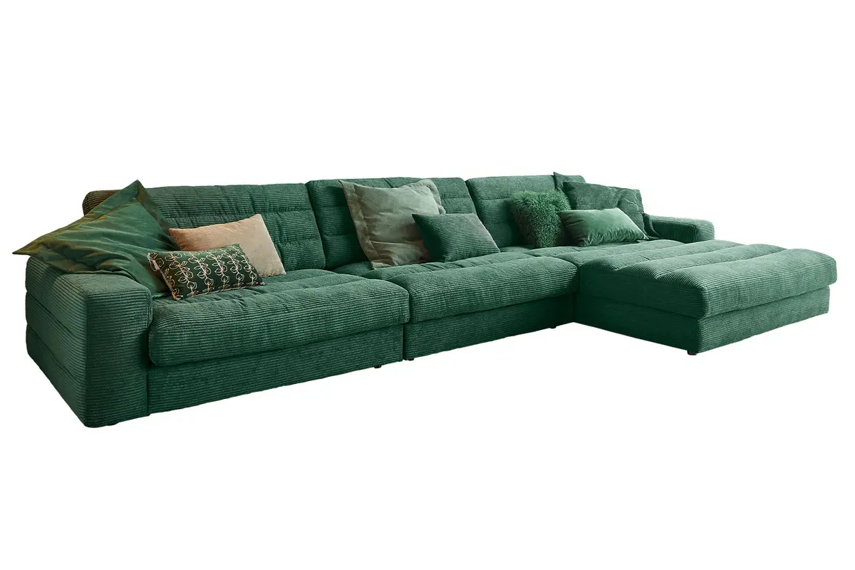 Cord LANA Sofa XL Recamiere Ecksofa