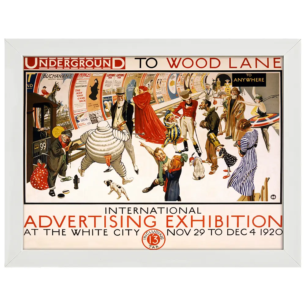 1920 Exhibition Advertising Bilderrahmen