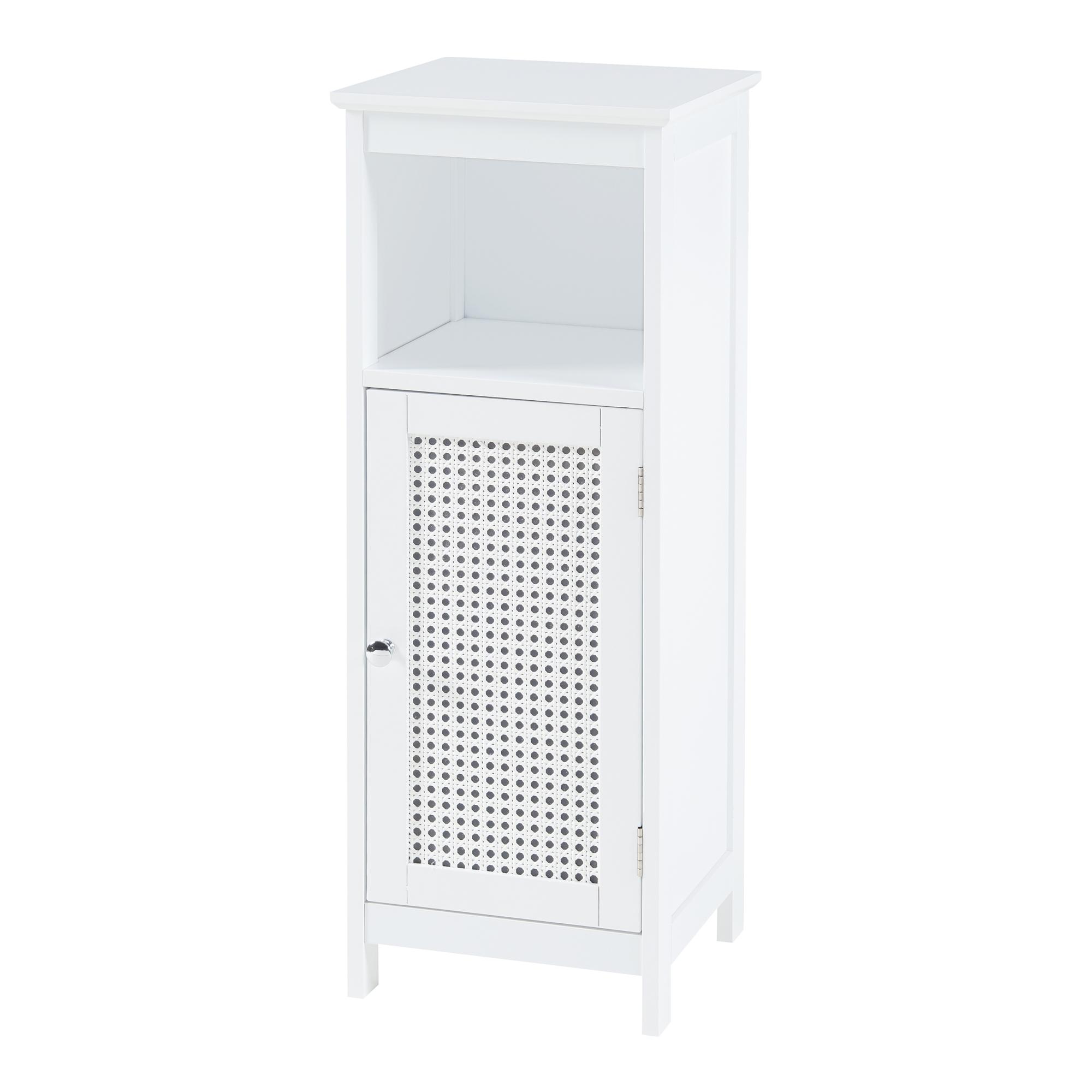 Armoire Basse De Salle De Bain En Bois Donali Portes Battantes