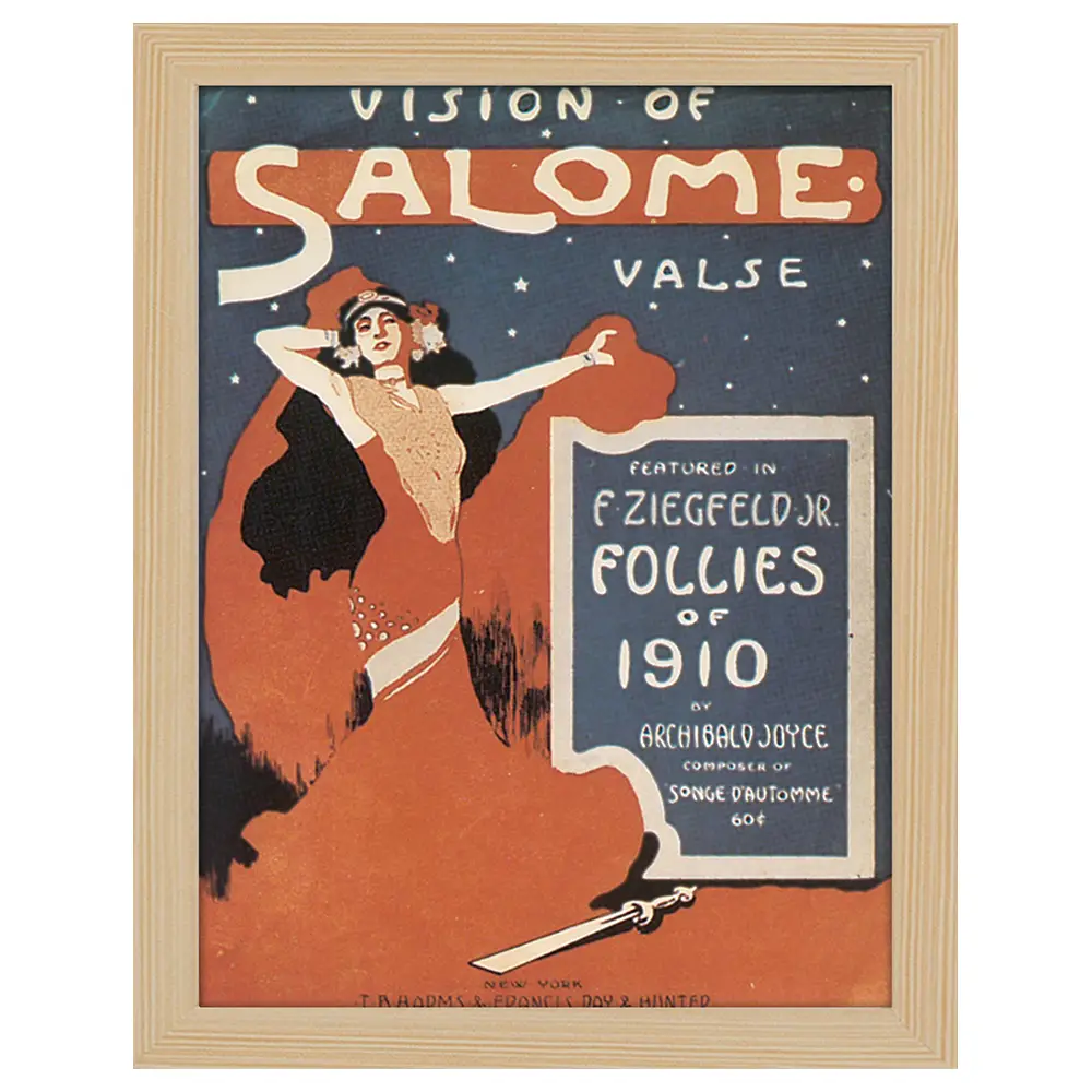 Salome Valse of Vision Bilderrahmen