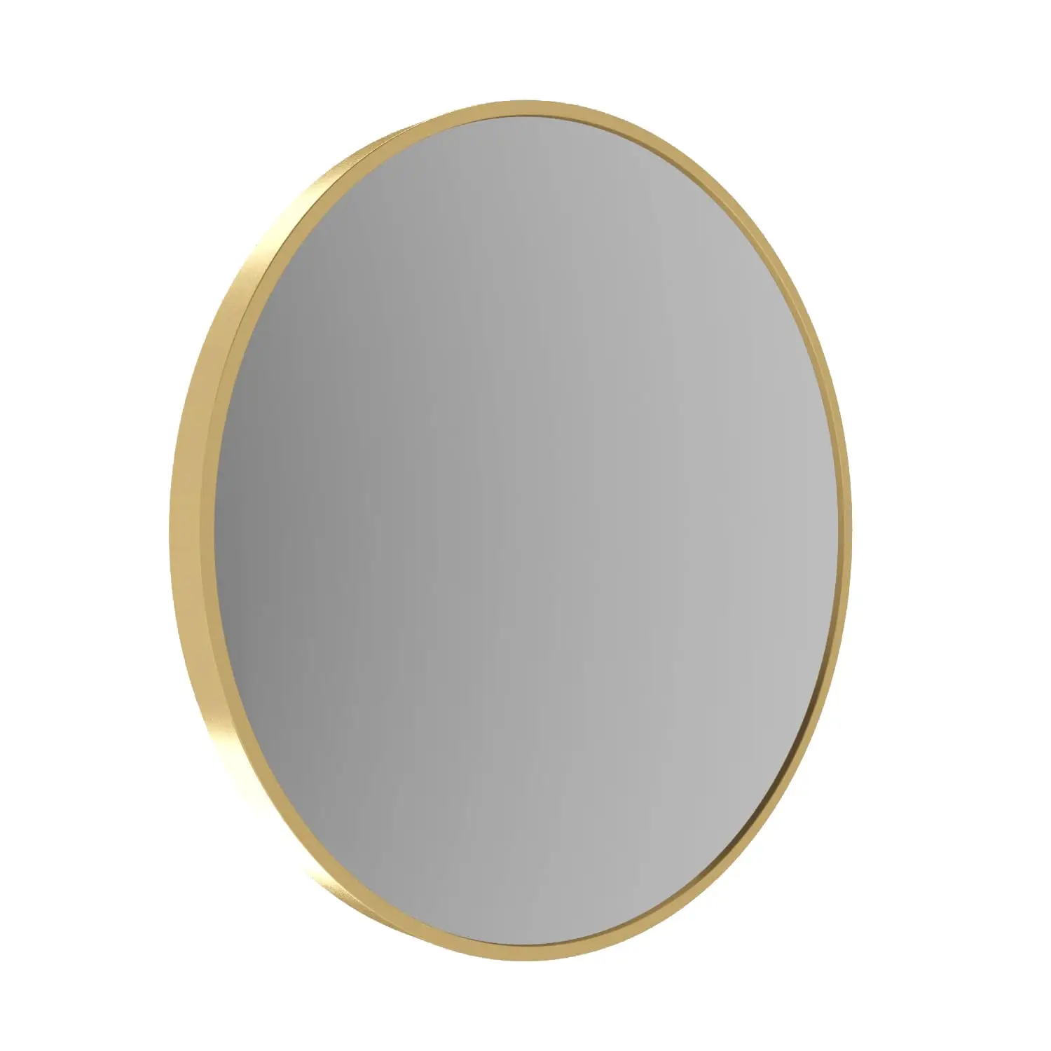 Schmink Spiegel Wandspiegel gold rund