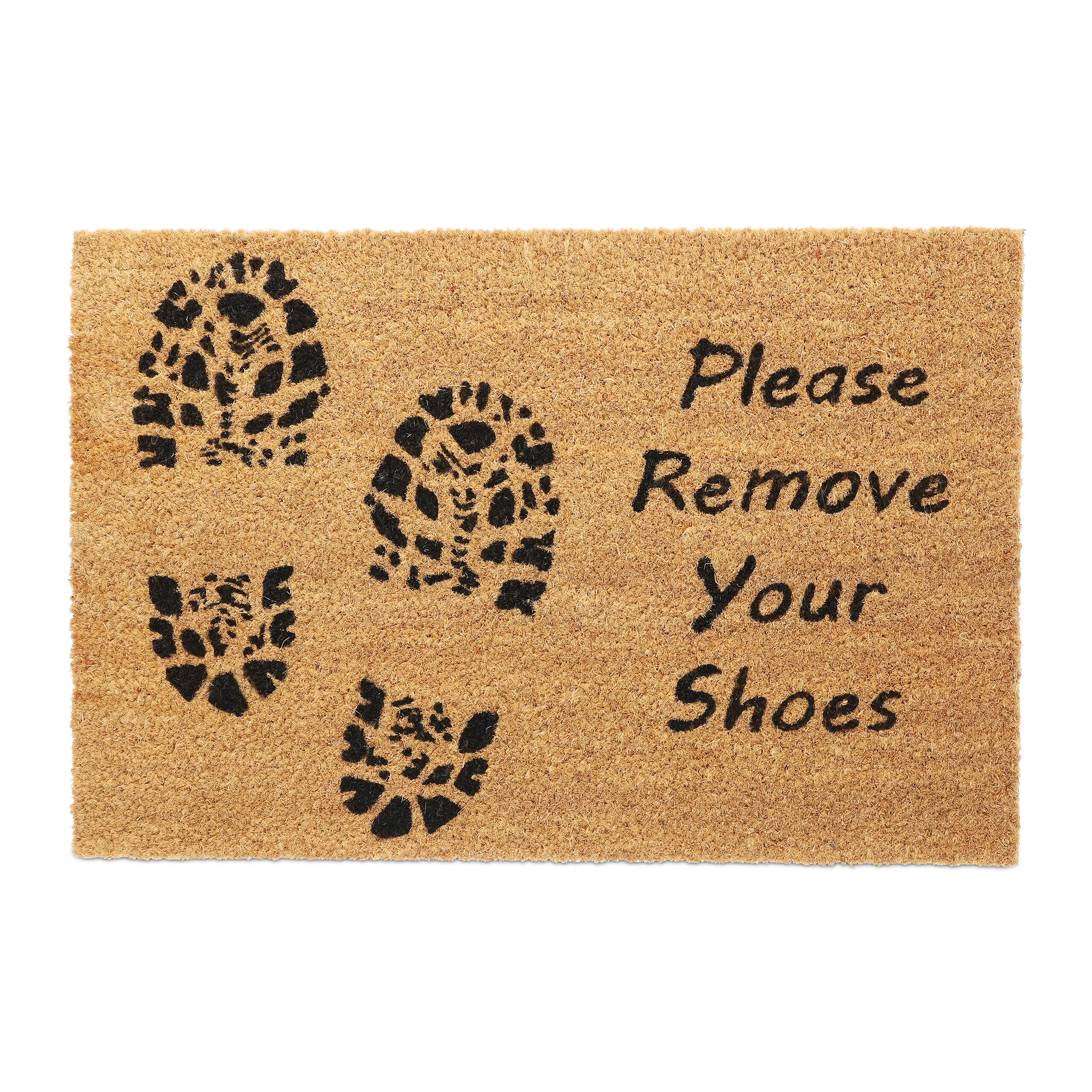 Kokos Fu脽matte Please Remove Your Shoes