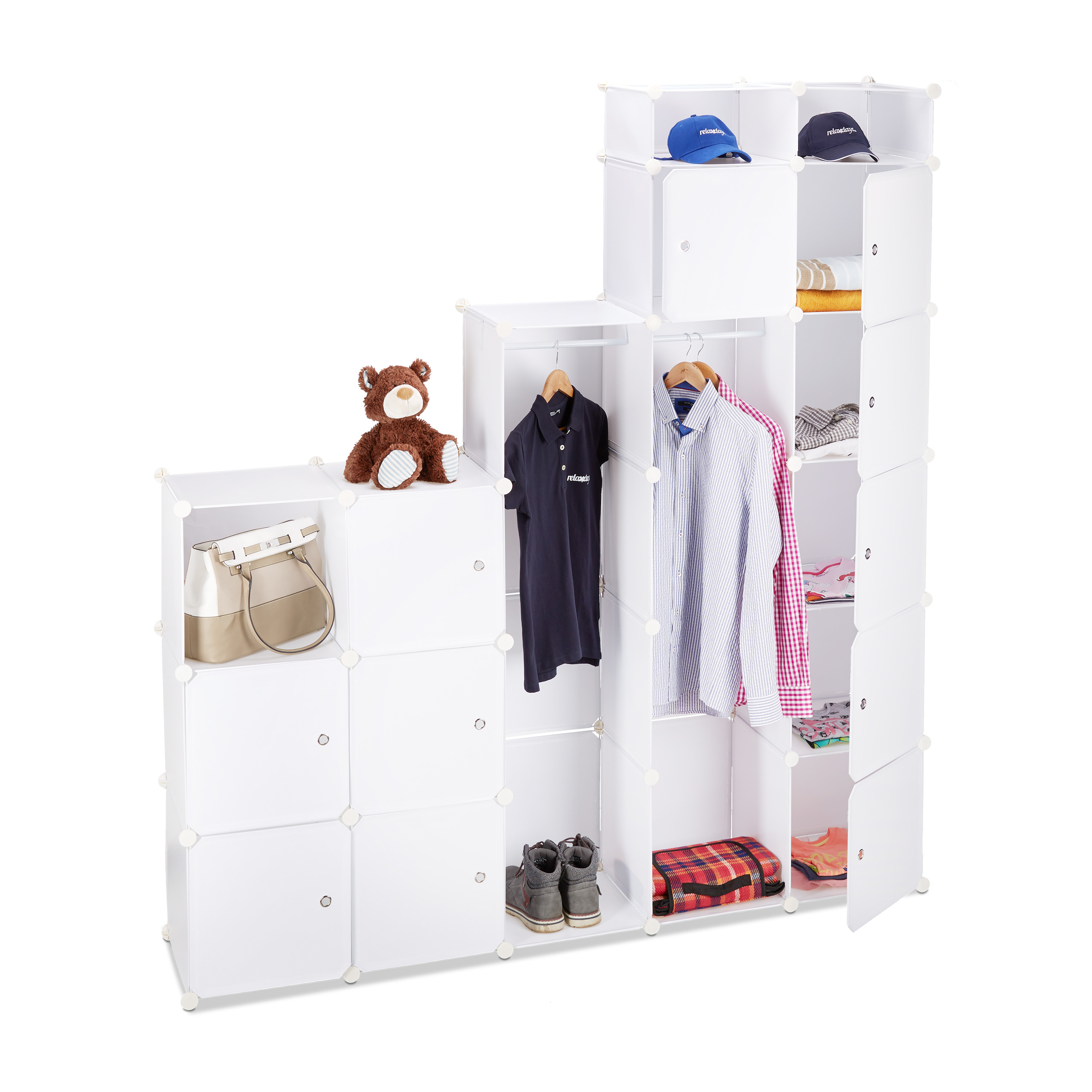 kleiderschrank stecksystem 18 fächer kaufen | home24