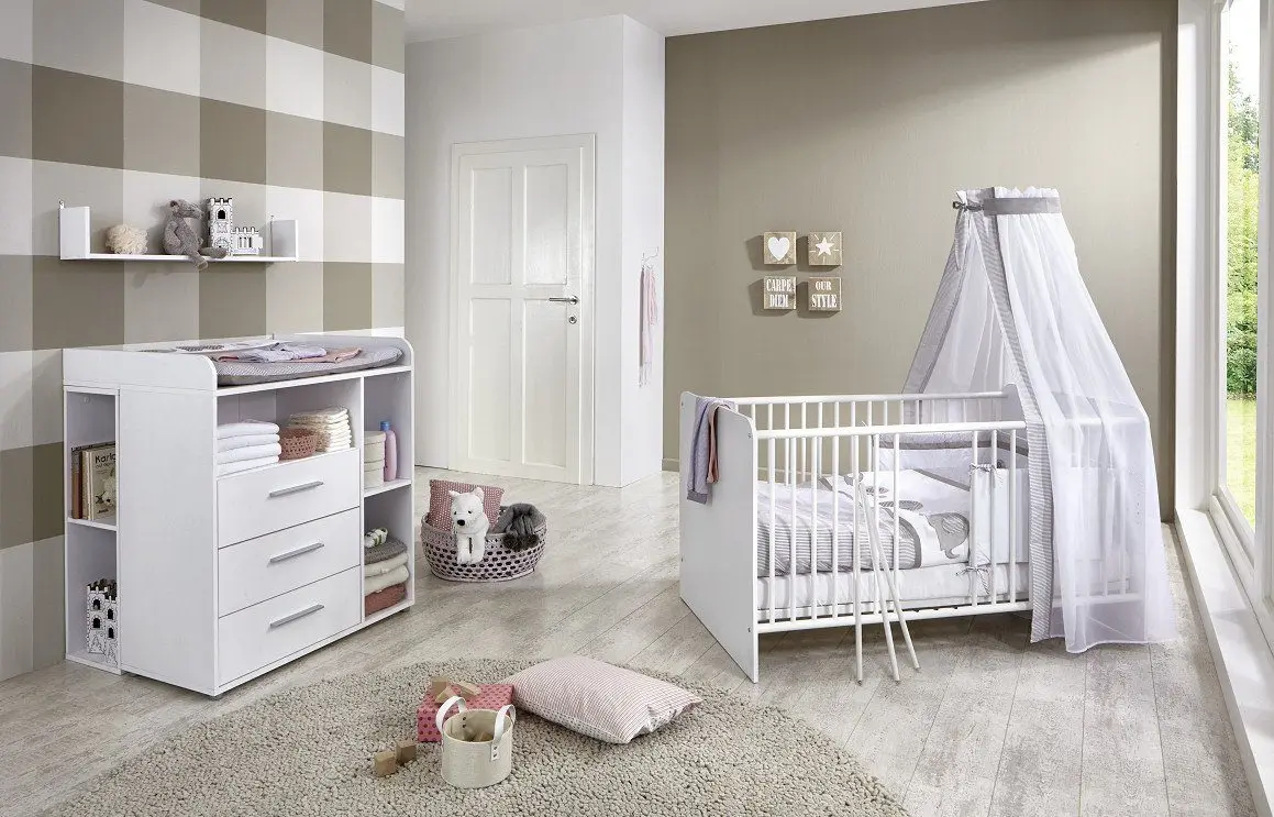 Babyzimmer Kim 6 mit Umbauseiten-Set