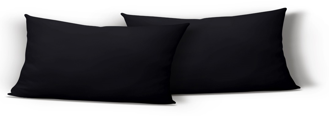 Jasen Kissenbezüge Aus Kunstleder & Leinen, 45,7 X 45,7 Cm, Schwarz-Weiß, 2 Stück – Moderner Dekor