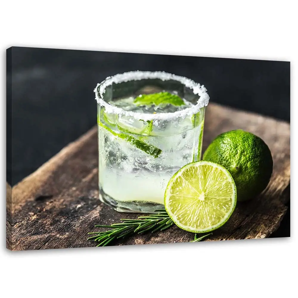 Bild auf leinwand Limette Cocktail