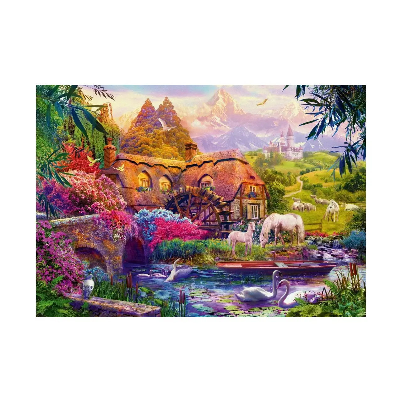 Mill Old Teile 1000 Puzzle
