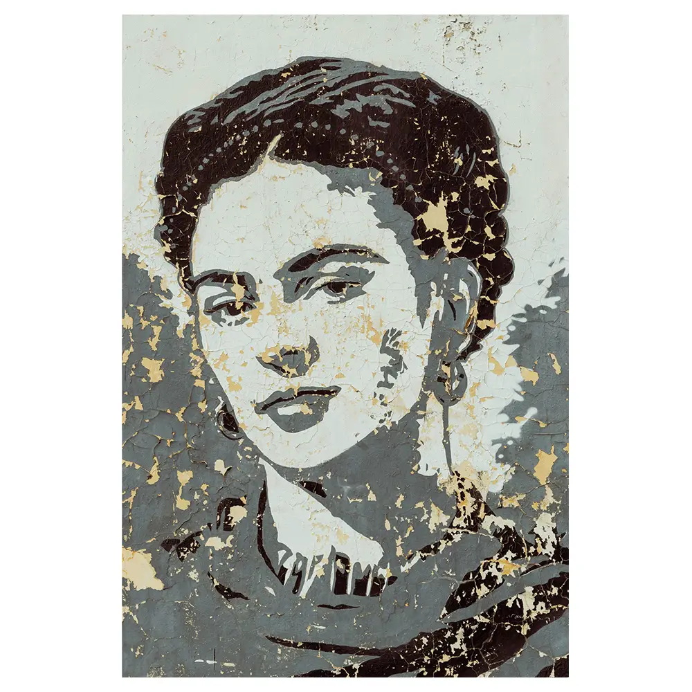 Kahlo Portr盲t Frida Wandbild von