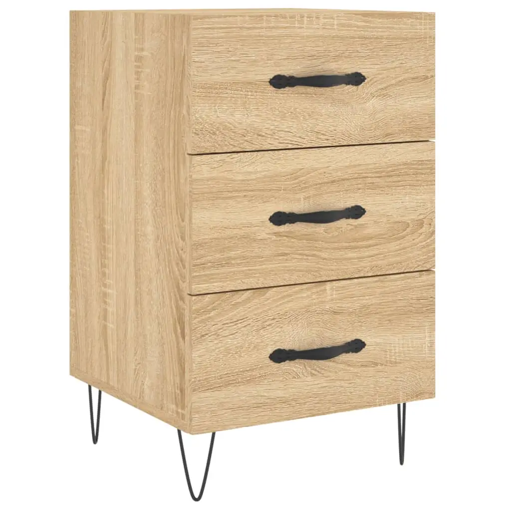 with Nightstand Modern Spacious Storage