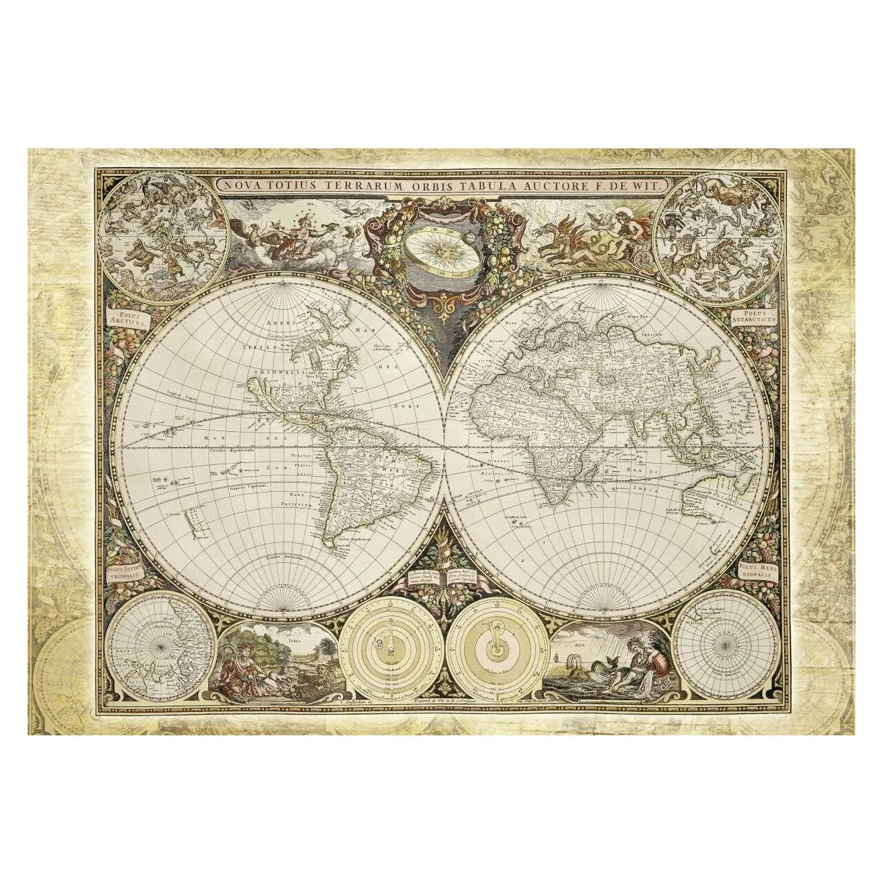 Puzzle Historische Weltkarte 2000 Teile | Puzzles