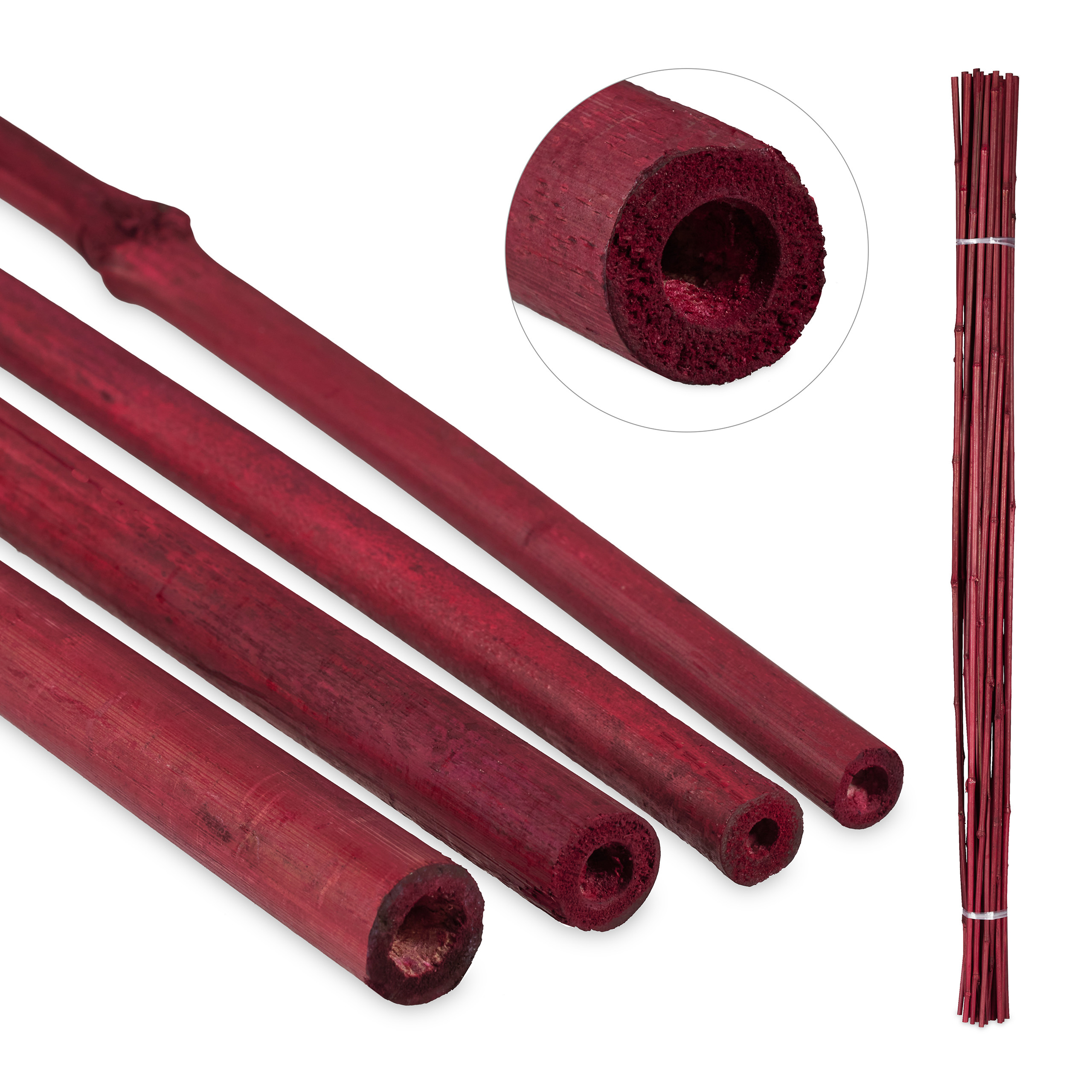 25er Set Pflanzstäbe Bambus 150 cm kaufen home24