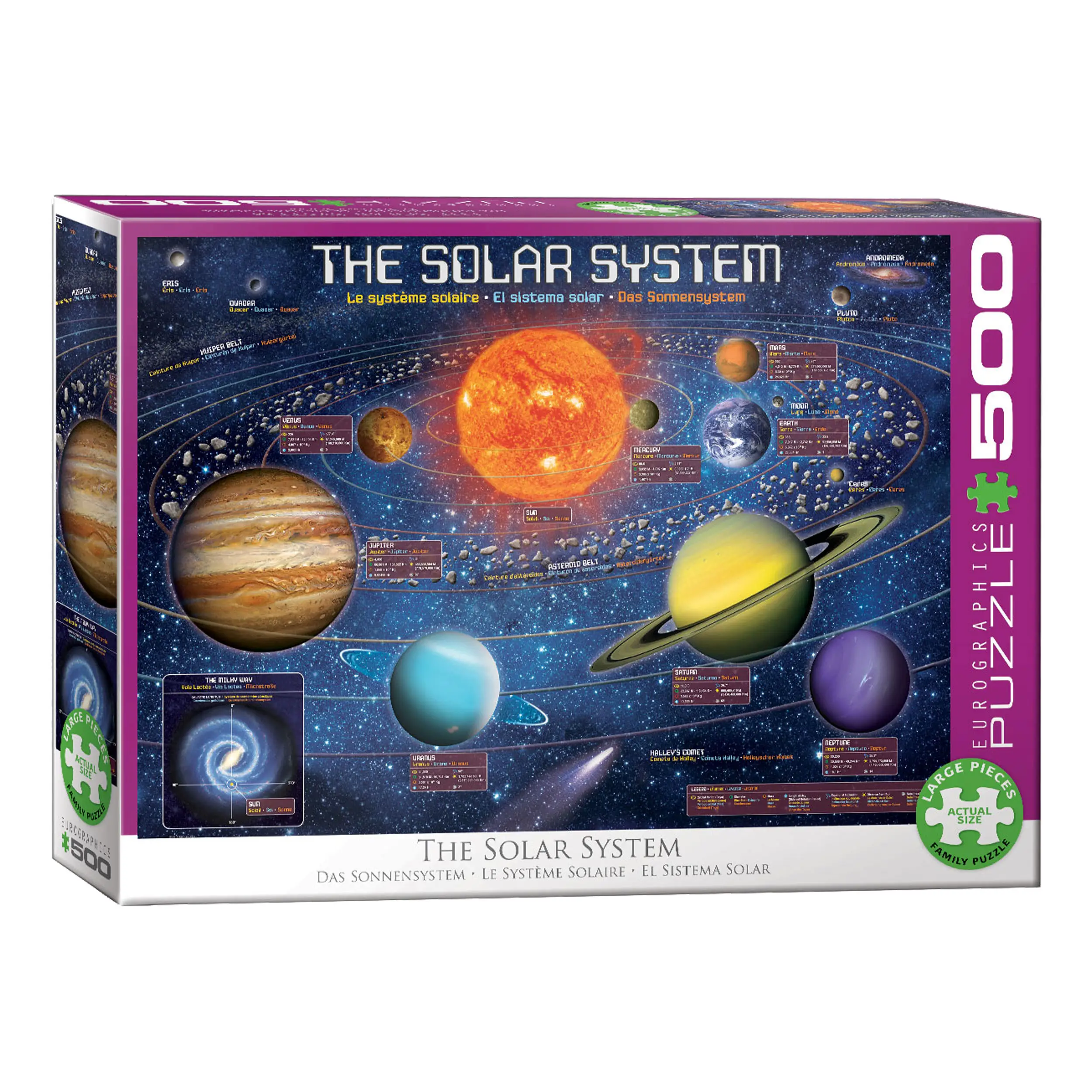 Puzzle Das Sonnensystem illustriert