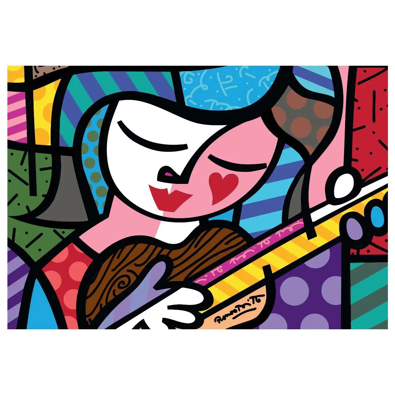 Puzzle M盲dchen mit Gitarre | Puzzles