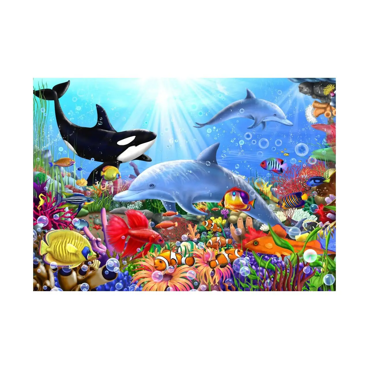 1500 World Puzzle Teile Bright Undersea