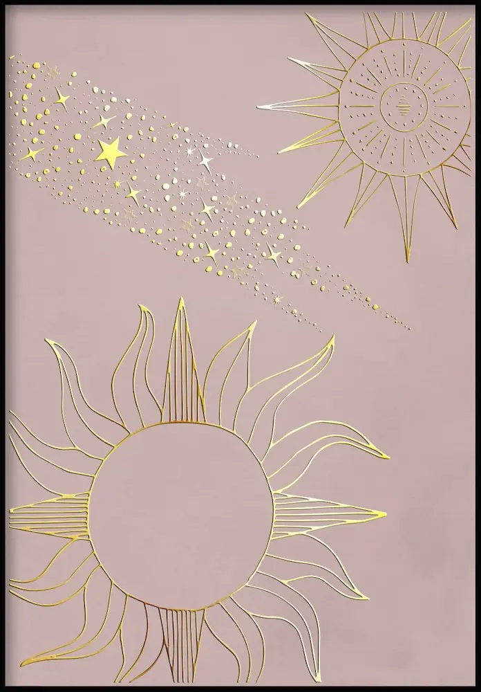 Poster Galaxy Sonne