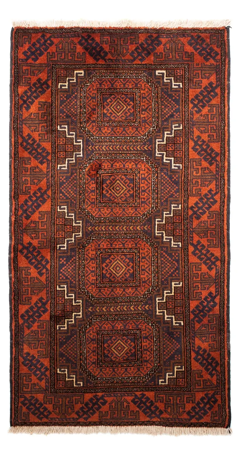 Belutsch Teppich - 160 x 90 cm - braun