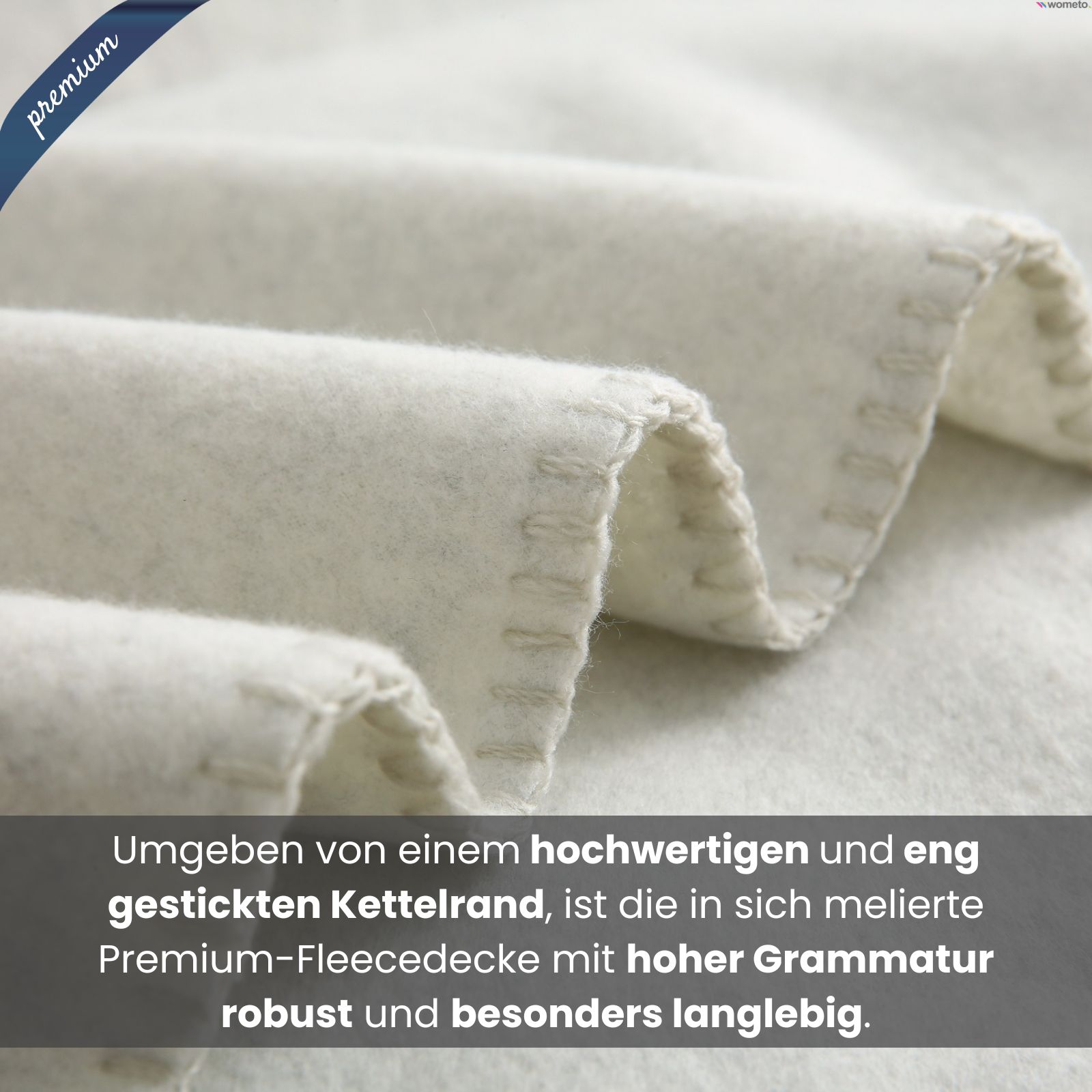 Fleecedecke melange premium-line kaufen