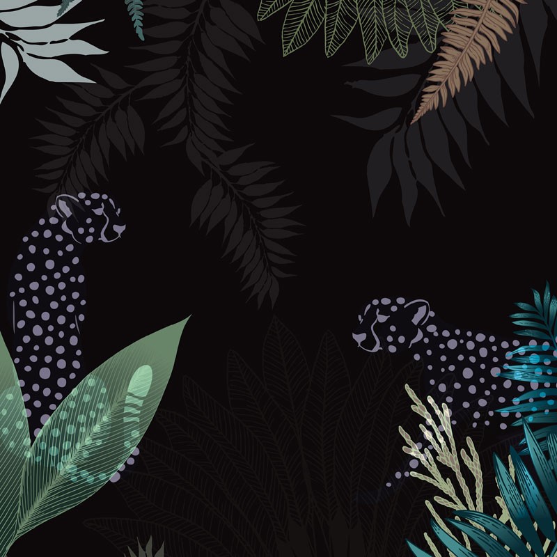 Nebelwald Fototapete 200x140 Cm - Vliestapete Panorama Wanddeko Grau