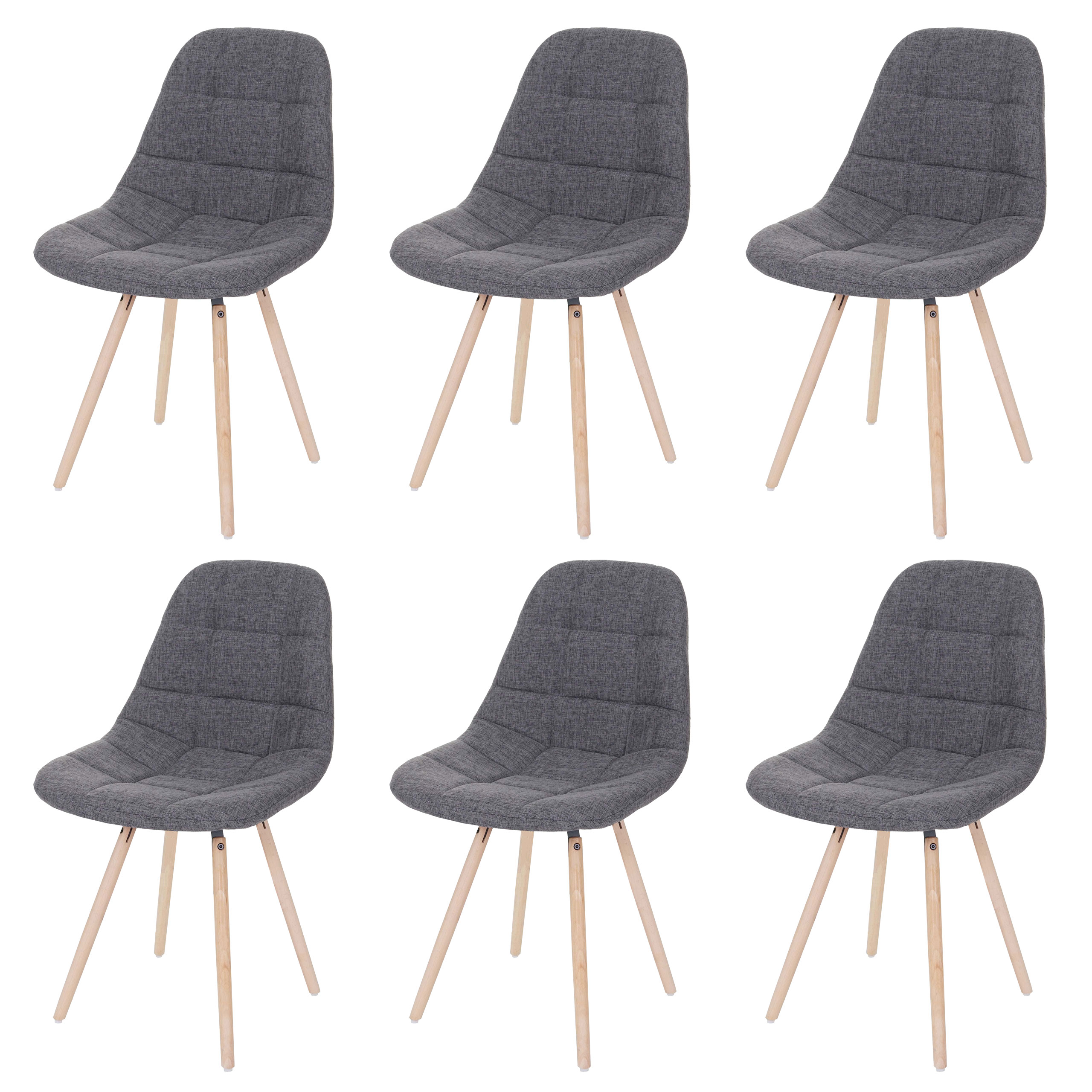 Esszimmerstuhle Grau 6er Set