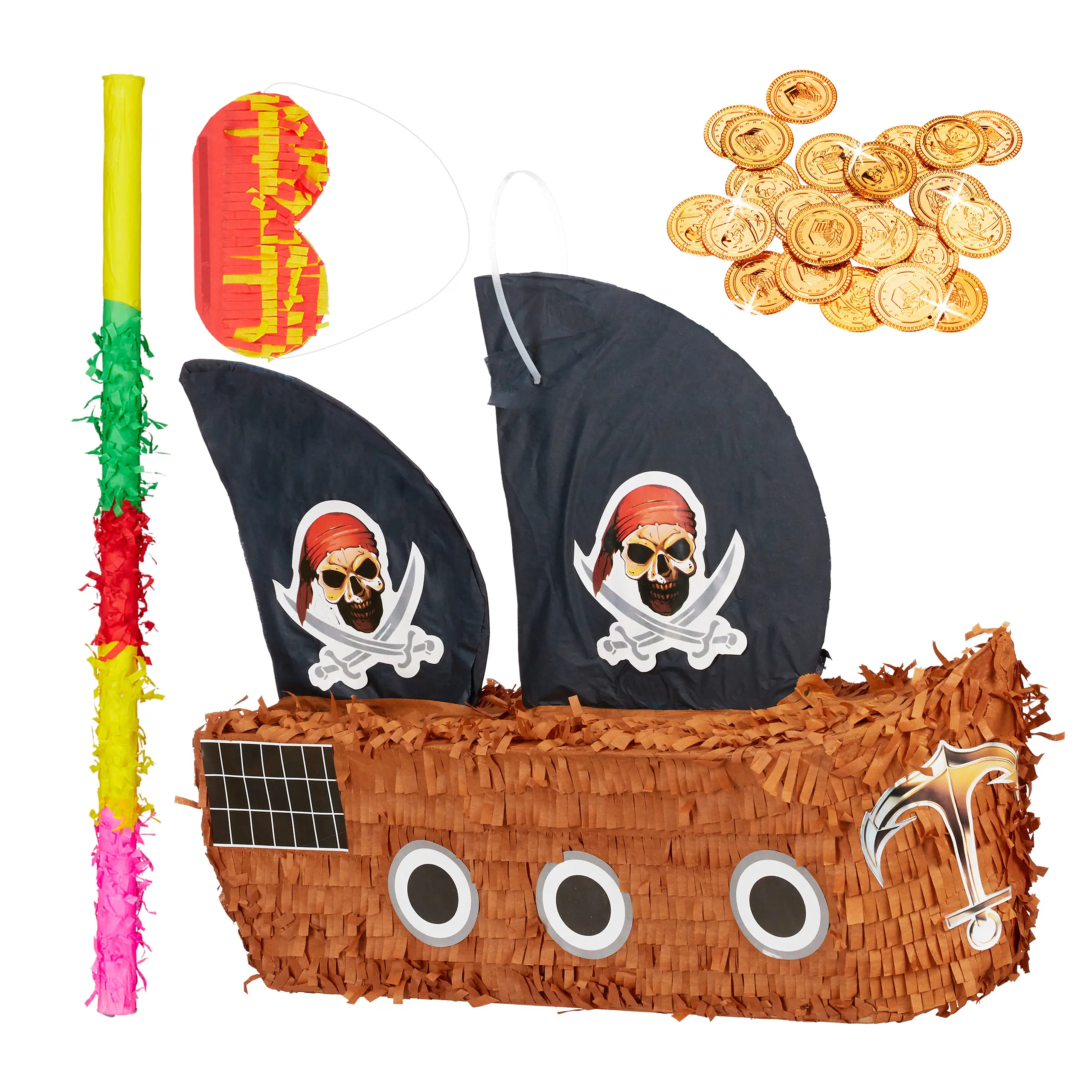 291-tlg. Pinata Set Piratenschiff
