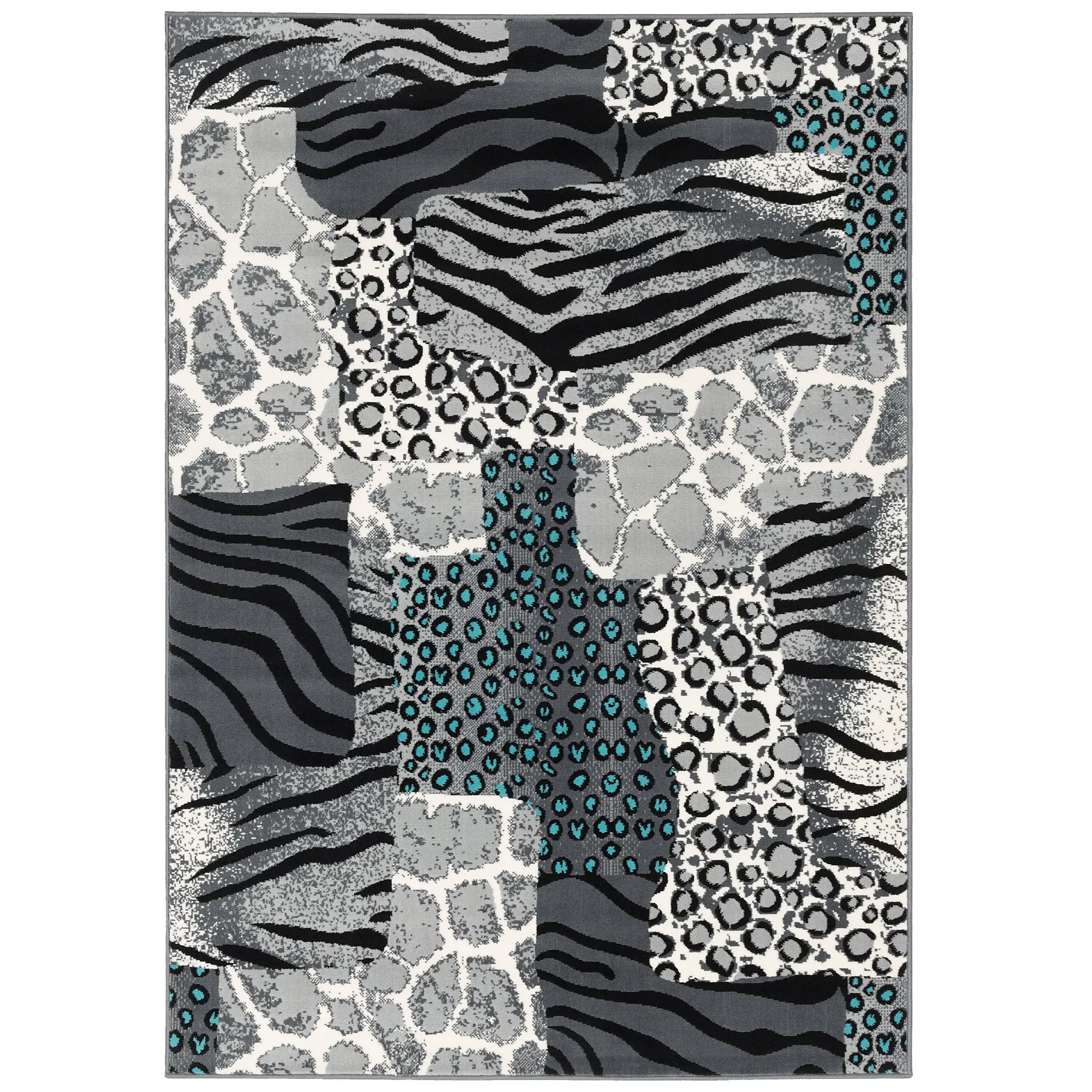 Designer Teppich Samba Modern Safari | Kurzflorteppiche