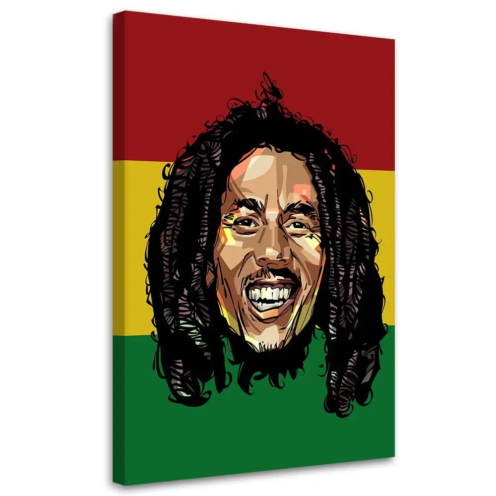leinwand Marley Bild auf Musiker Bob