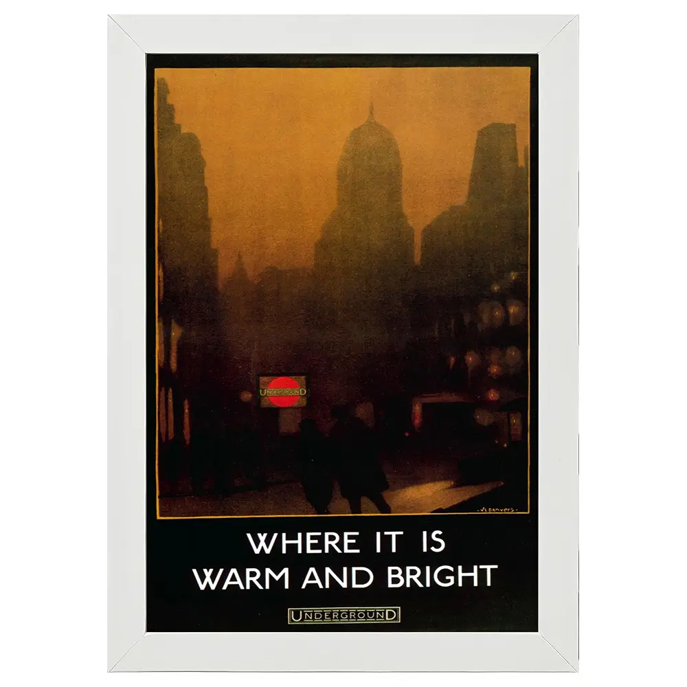 Warm Bilderrahmen Bright 1924 Poster and