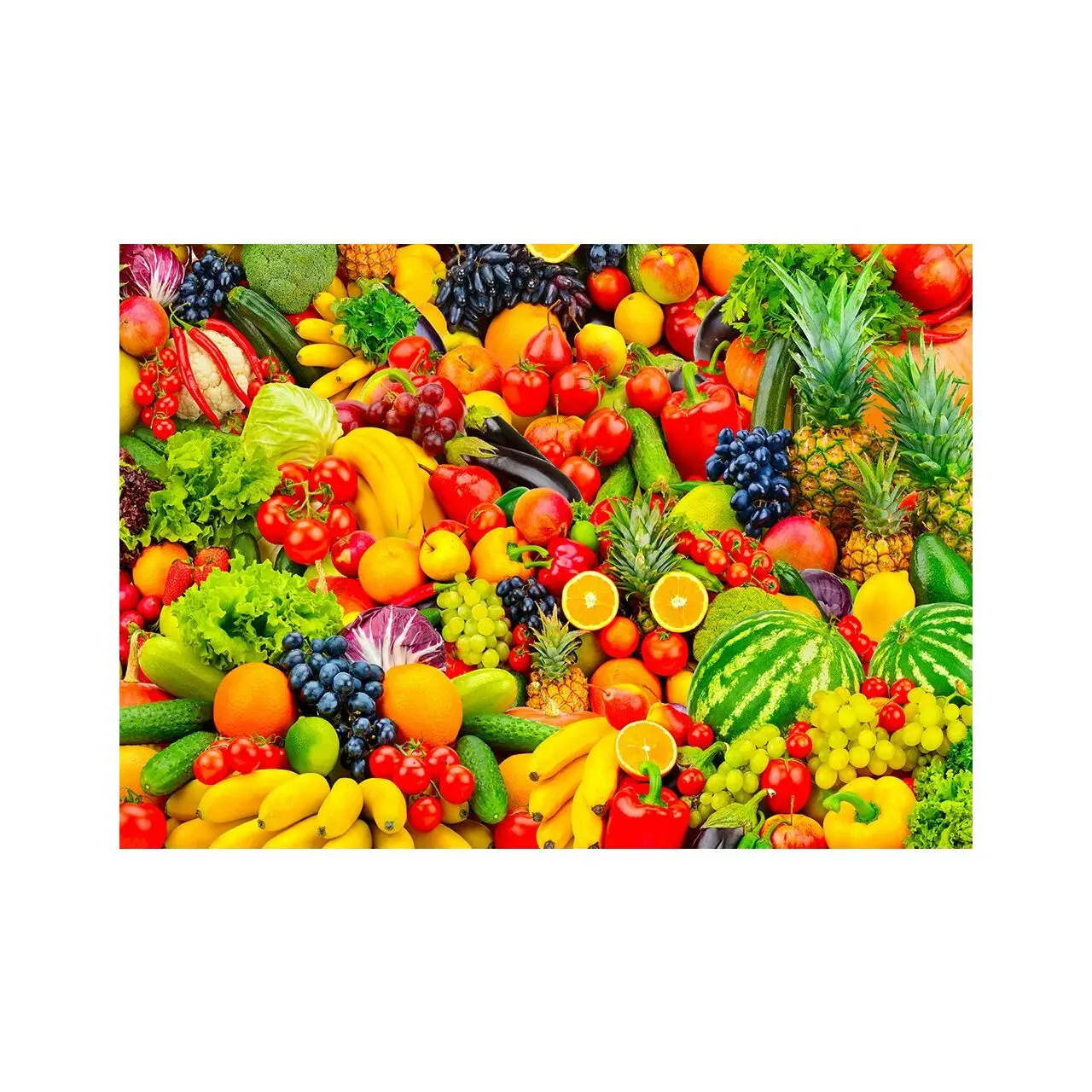 Puzzle Obst und Gem眉se