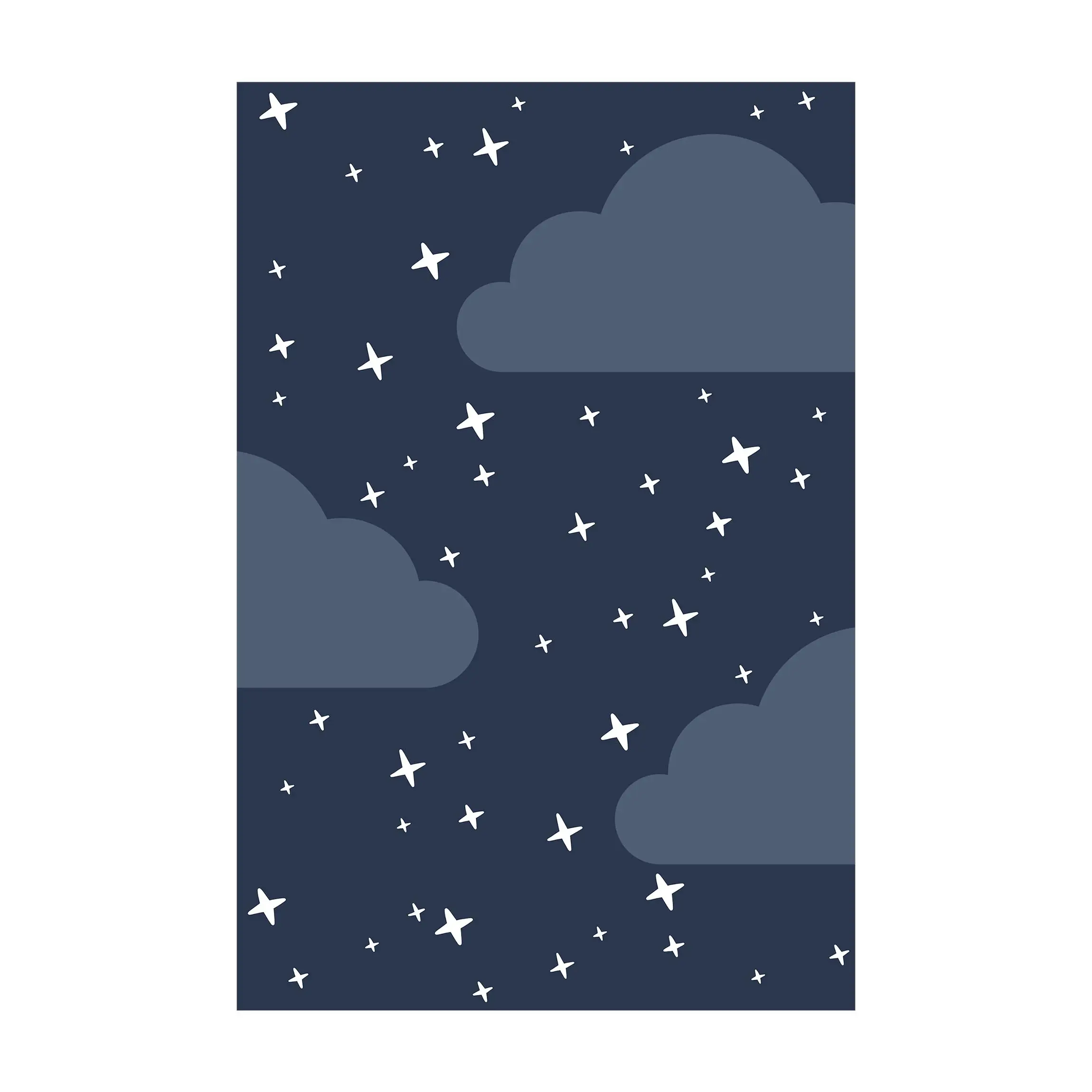 Nachthimmel Sterne im Stilisierte
