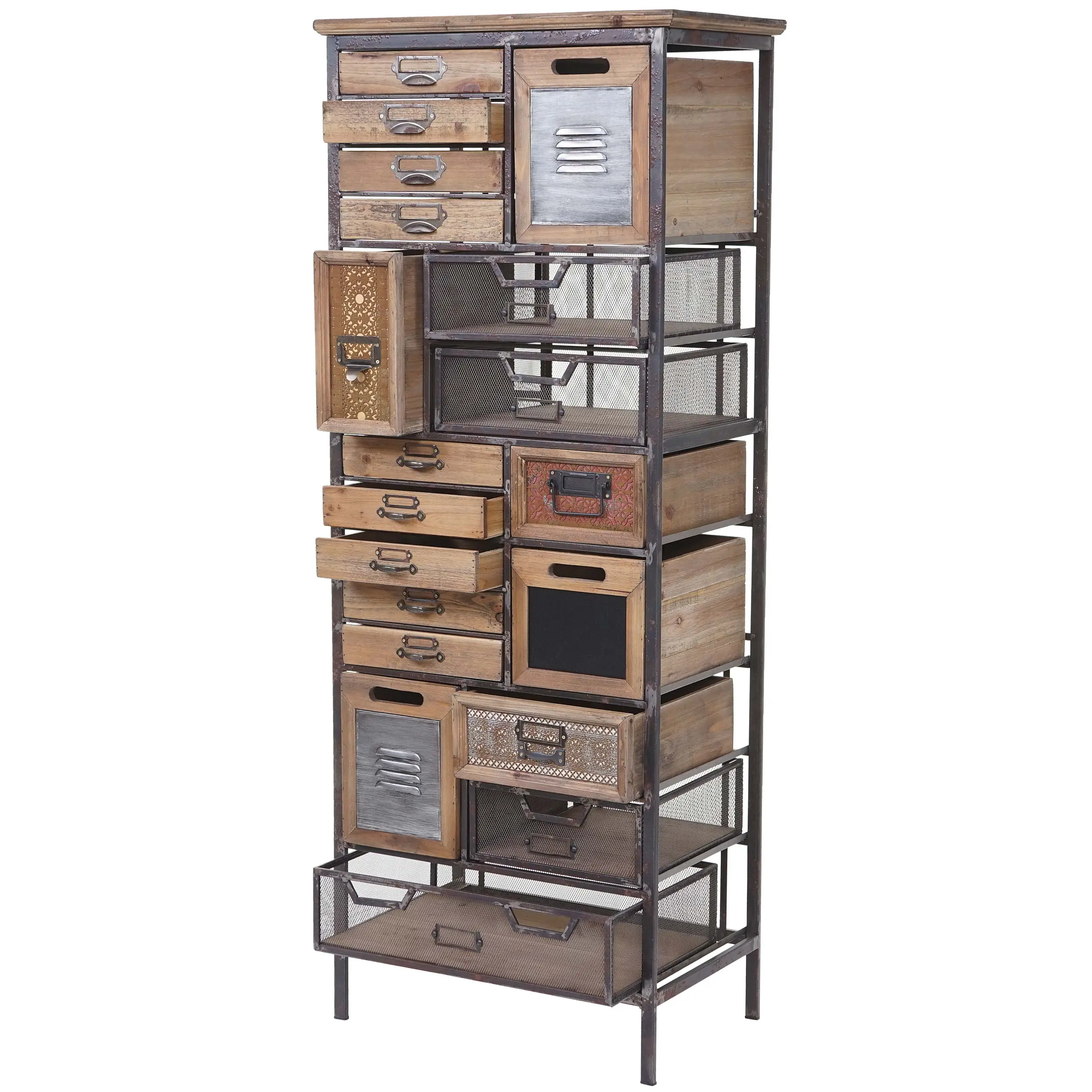 Apotheker-Schrank MCW-A43 Tanne Massiv