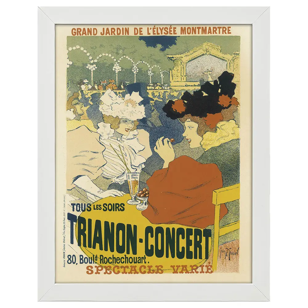 Poster Trianon Concert Bilderrahmen