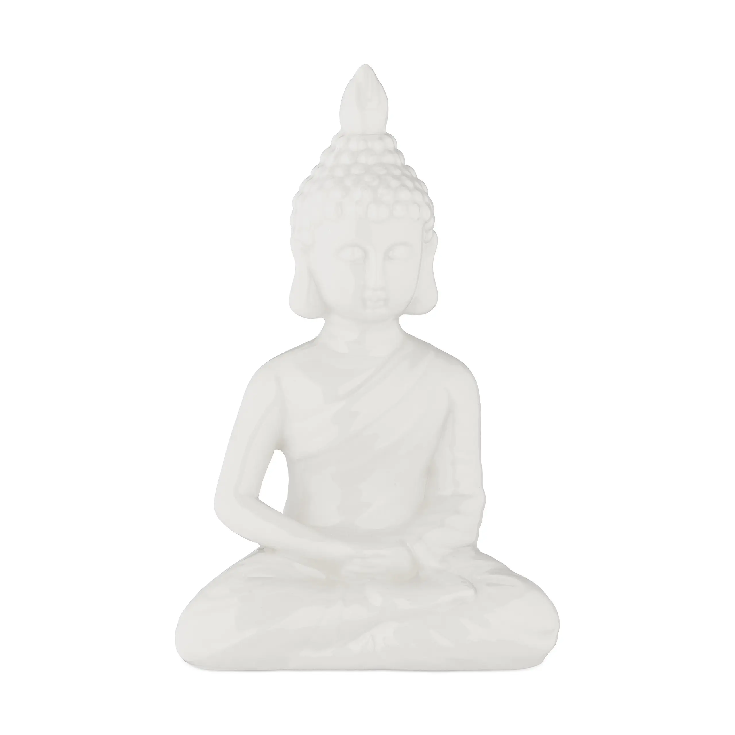 Wei脽e Buddha Figur 17 cm